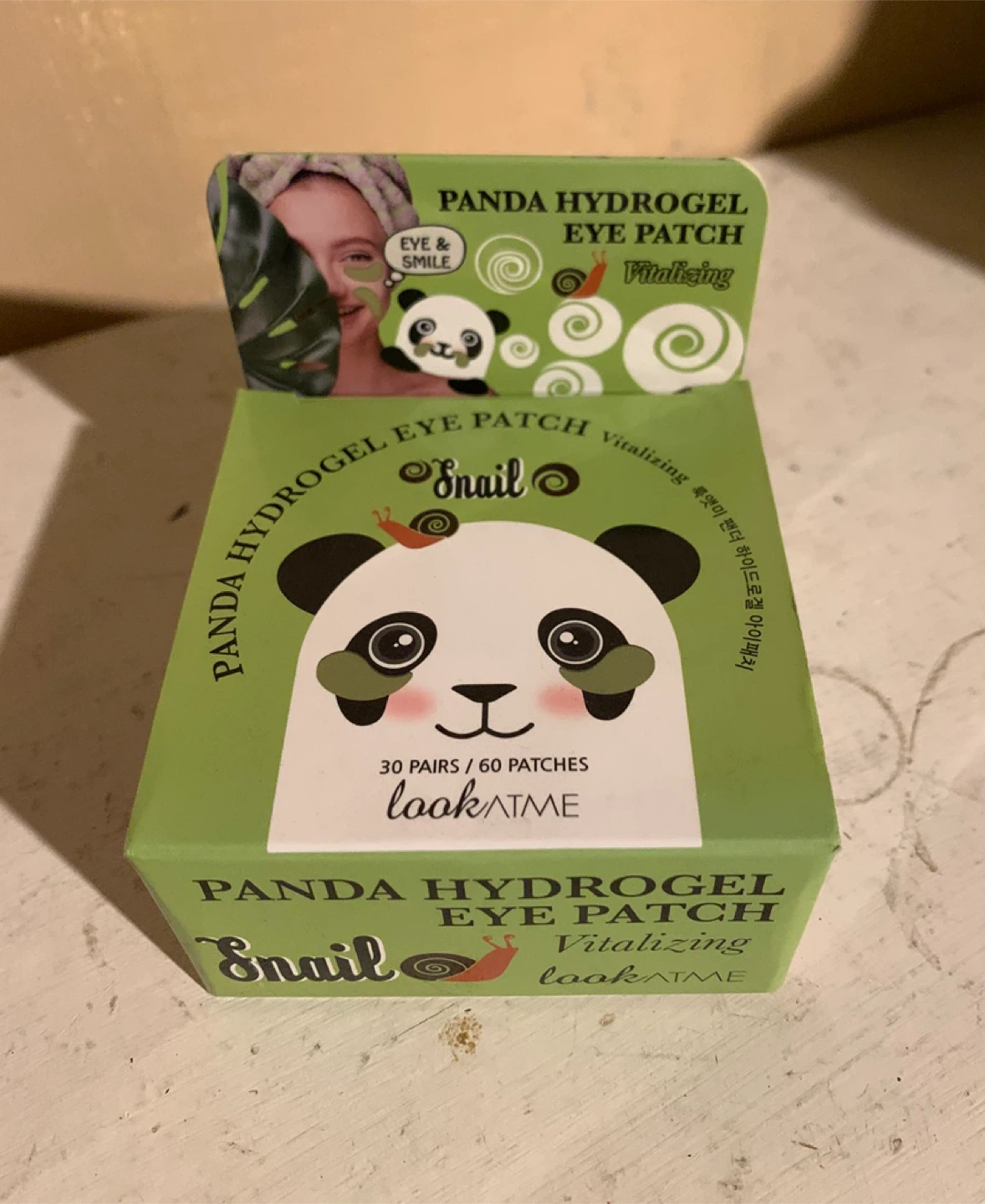 🧡 lookATME Panda Hydrogel Eye Patch - Vitalizing