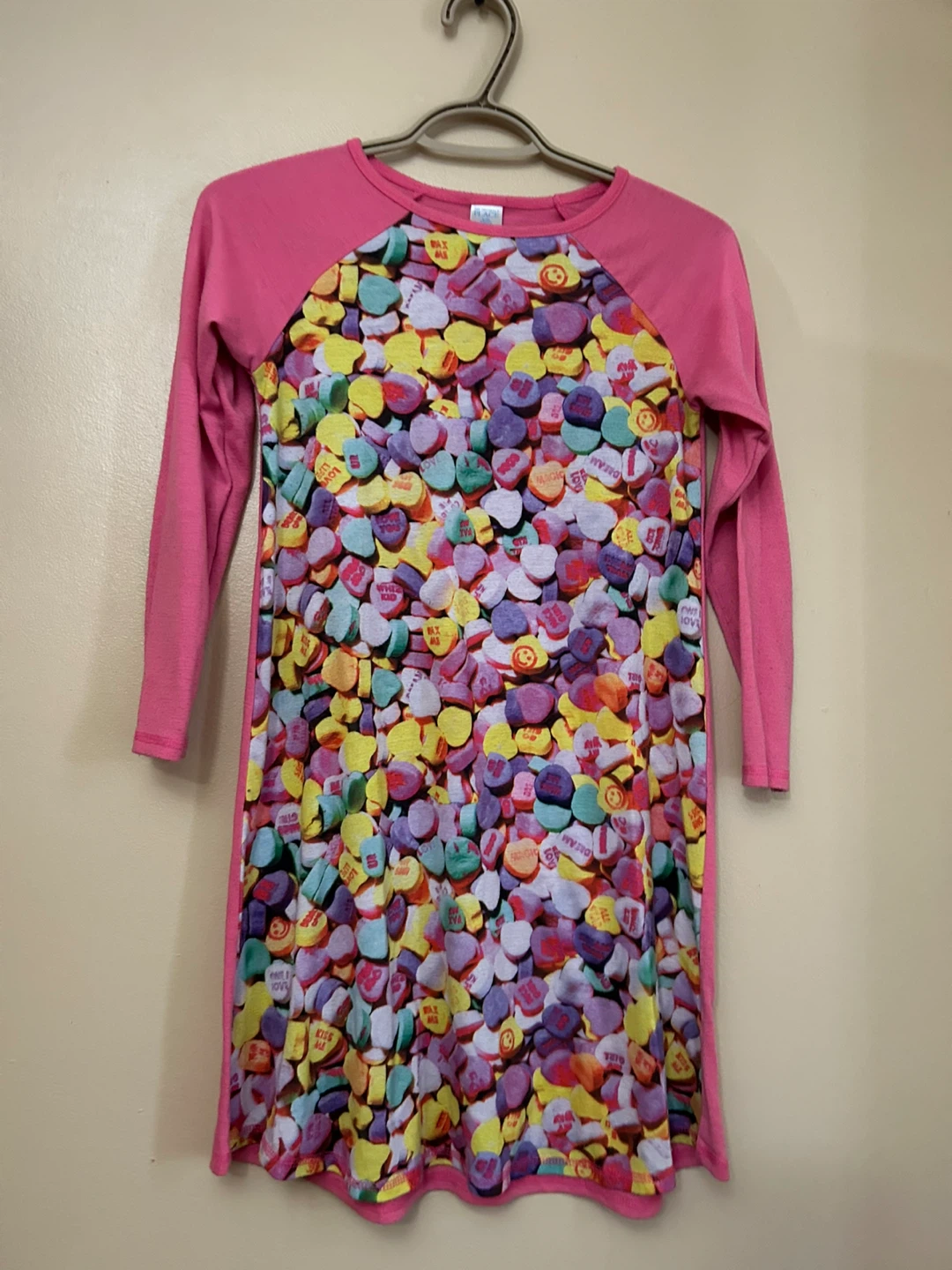Sweethearts Candy Pink Nightie Kids 10/12