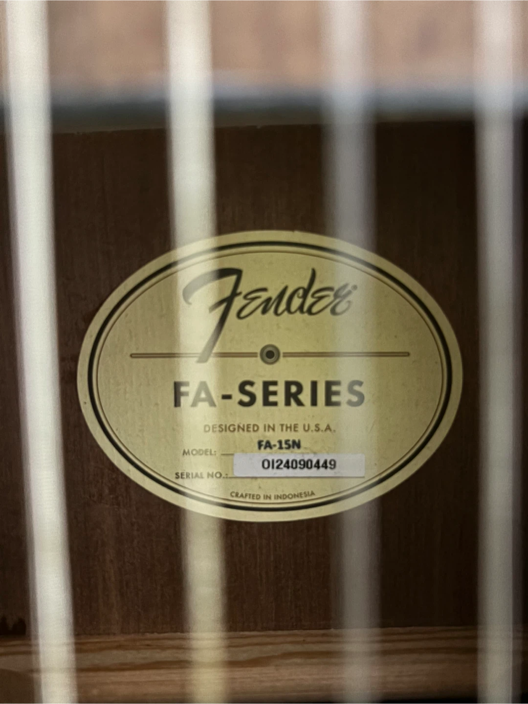 Fender FA-Series FA-15N Classical Guitar with Gig Bag - photo 3