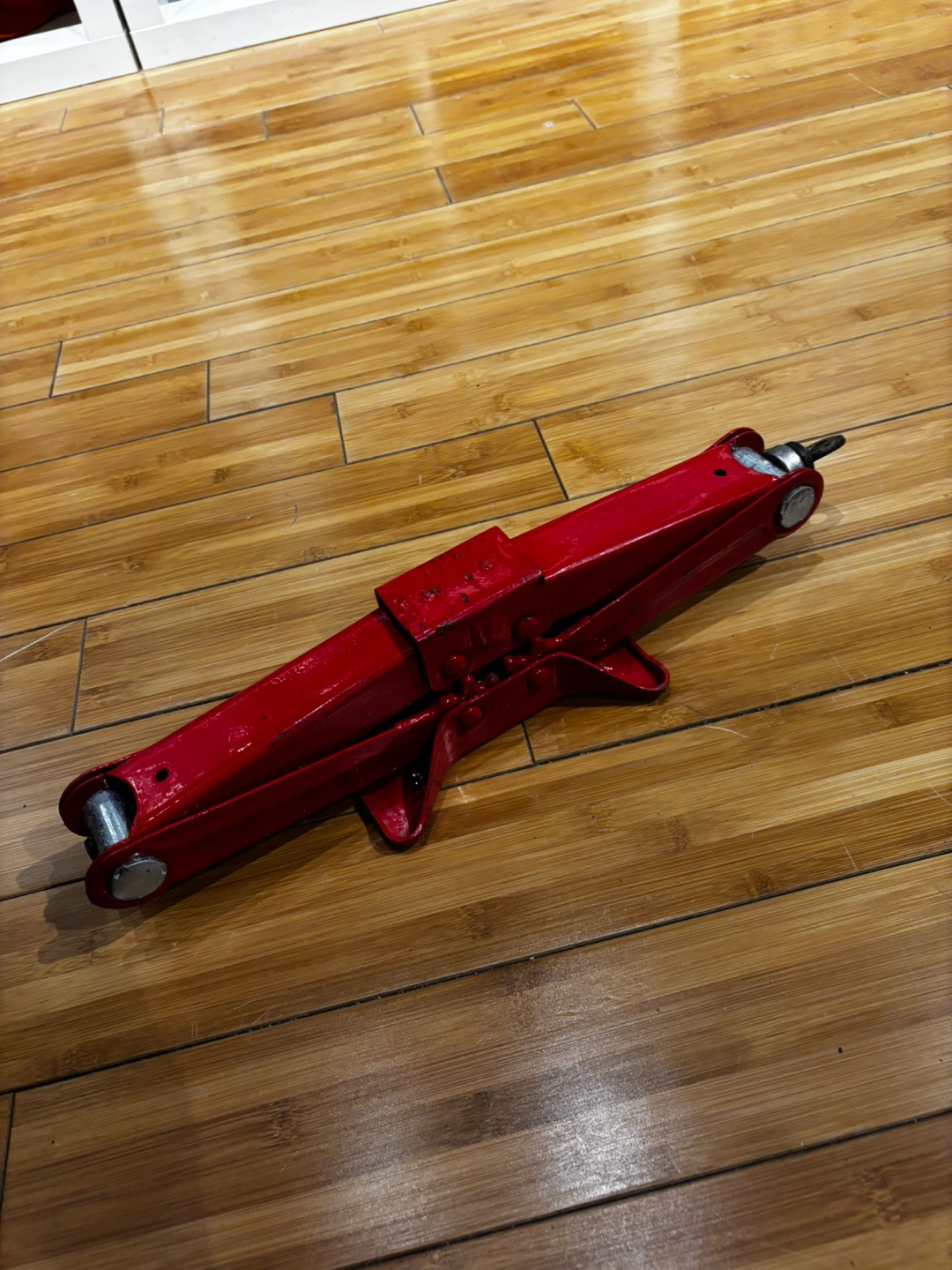 Red Scissor Jack with Wrench - photo 2