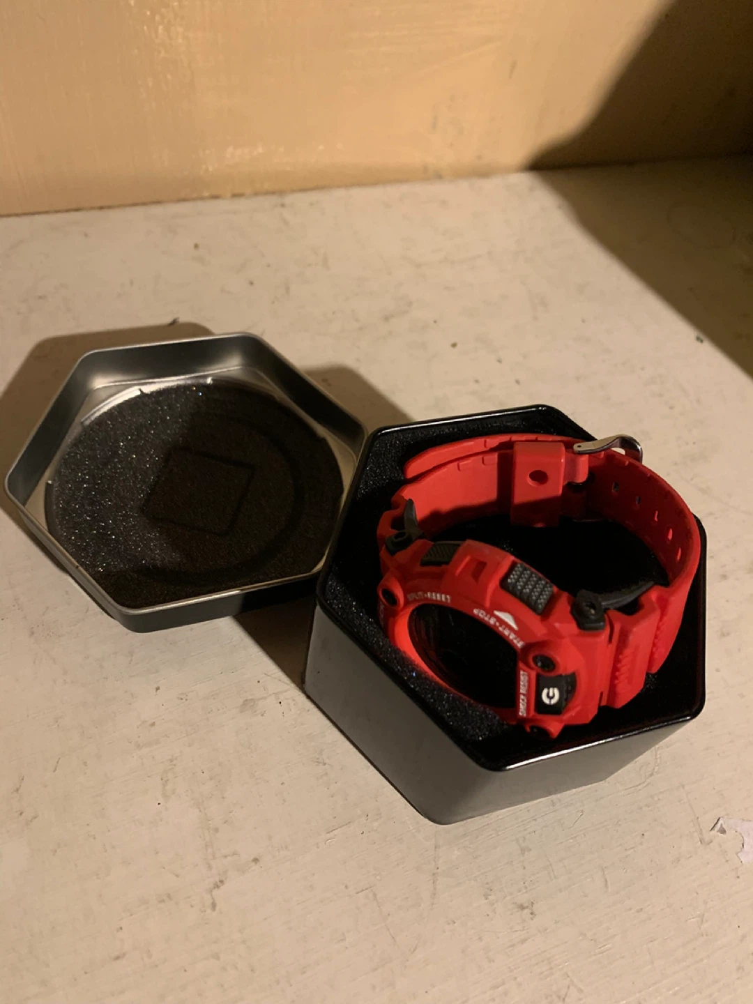 Red Digital Watch