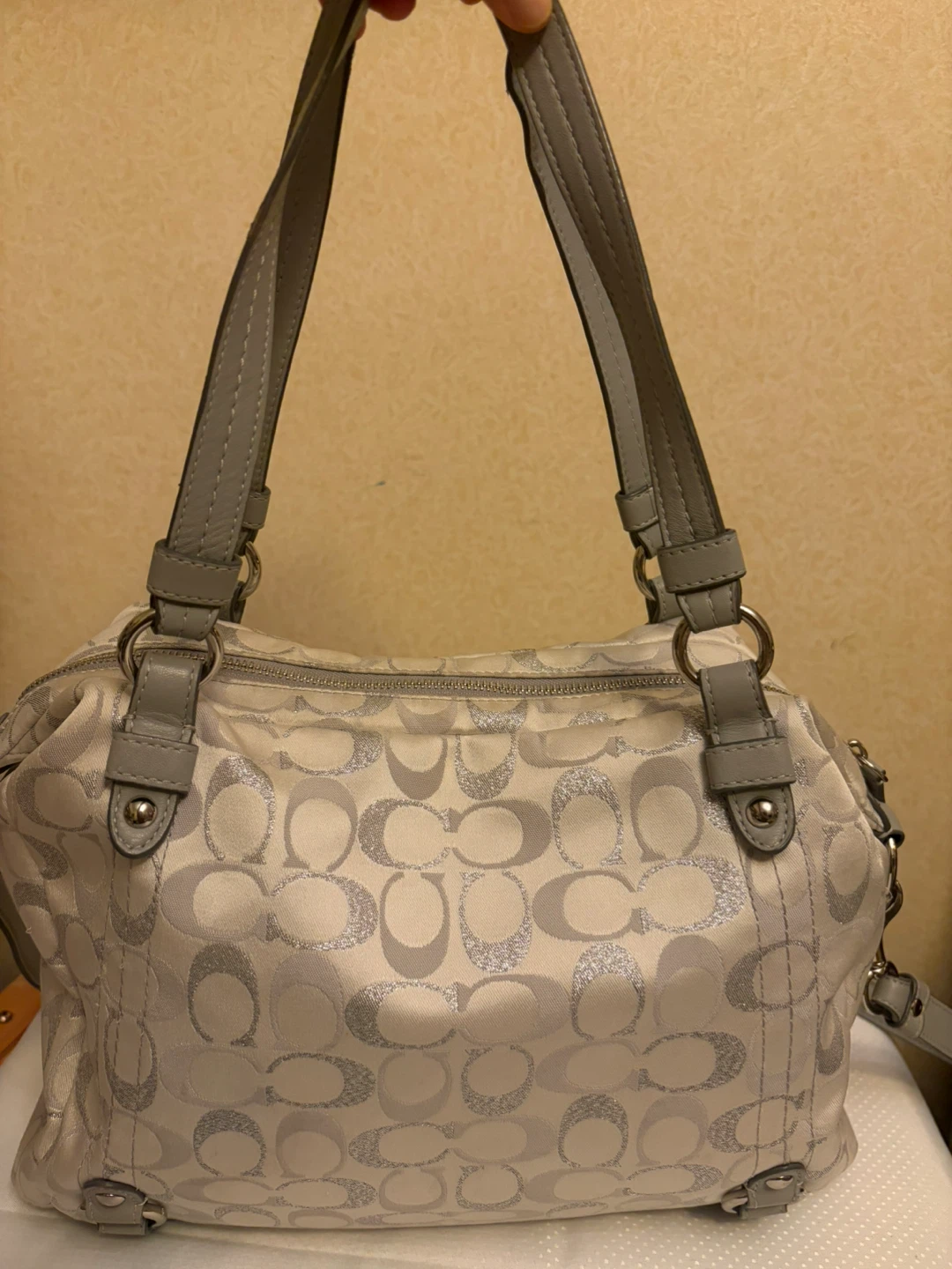 Coach Signature C Monogram Shoulder Bag