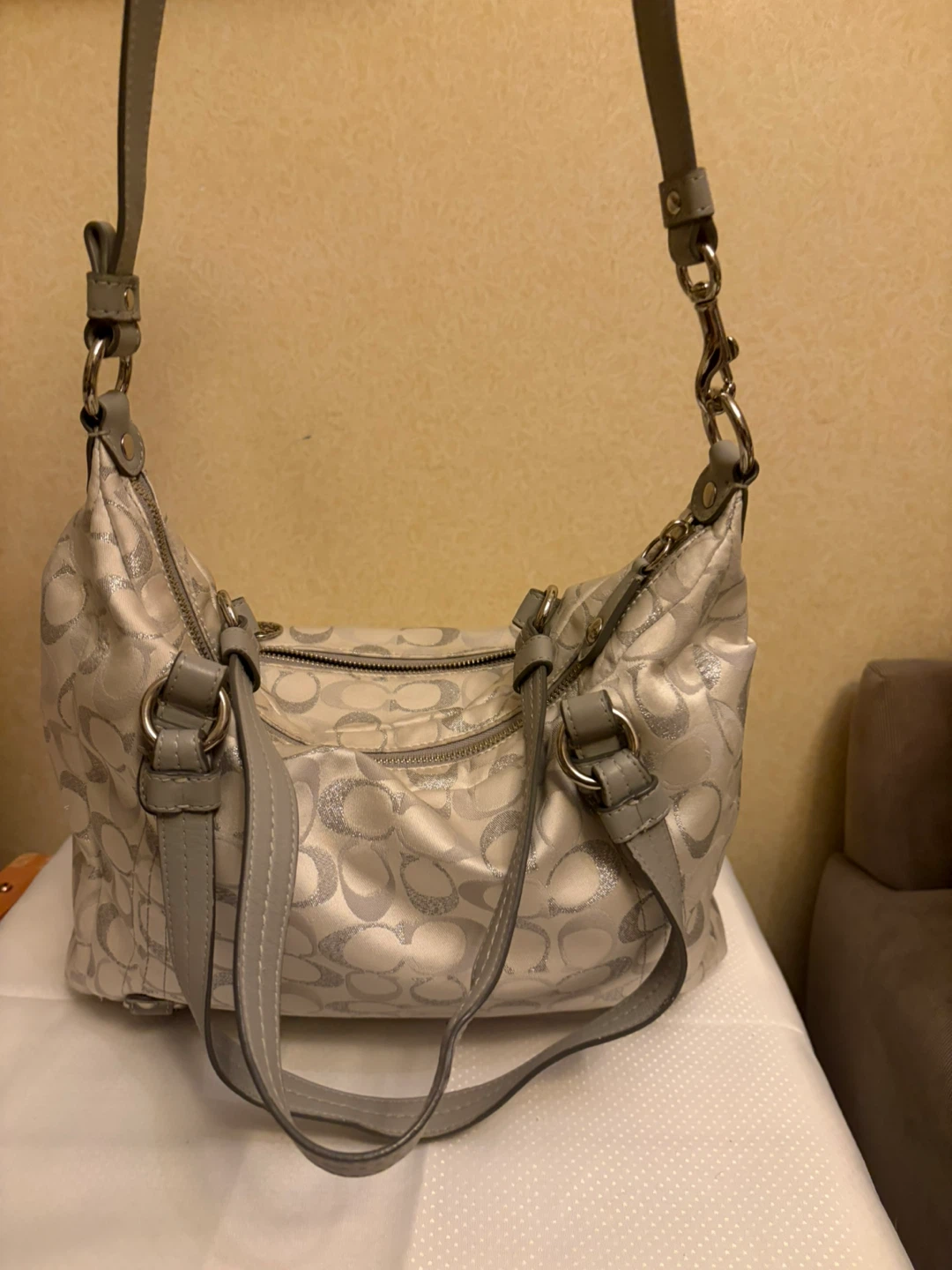 Coach Signature C Monogram Shoulder Bag - photo 3