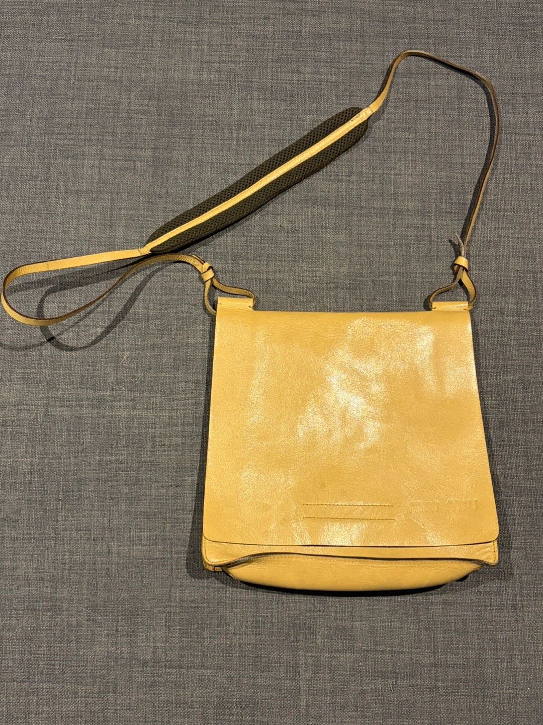 Miu Miu Leather Messenger Bag