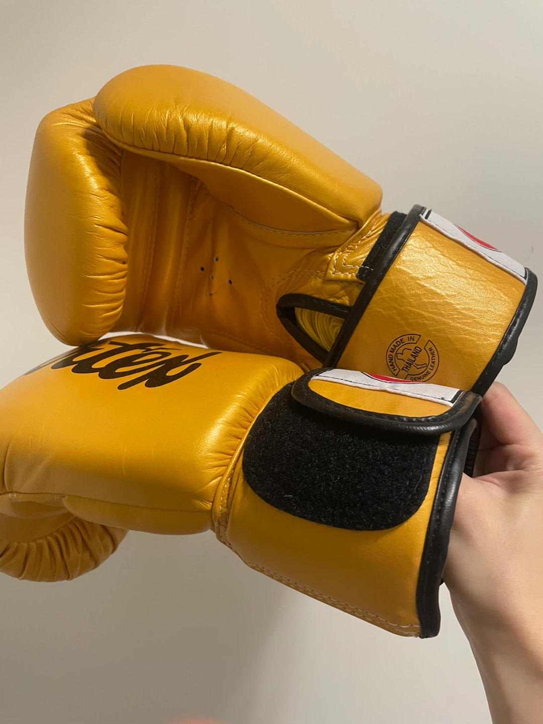 Fairtex Gold Boxing Gloves 12 oz. - photo 2