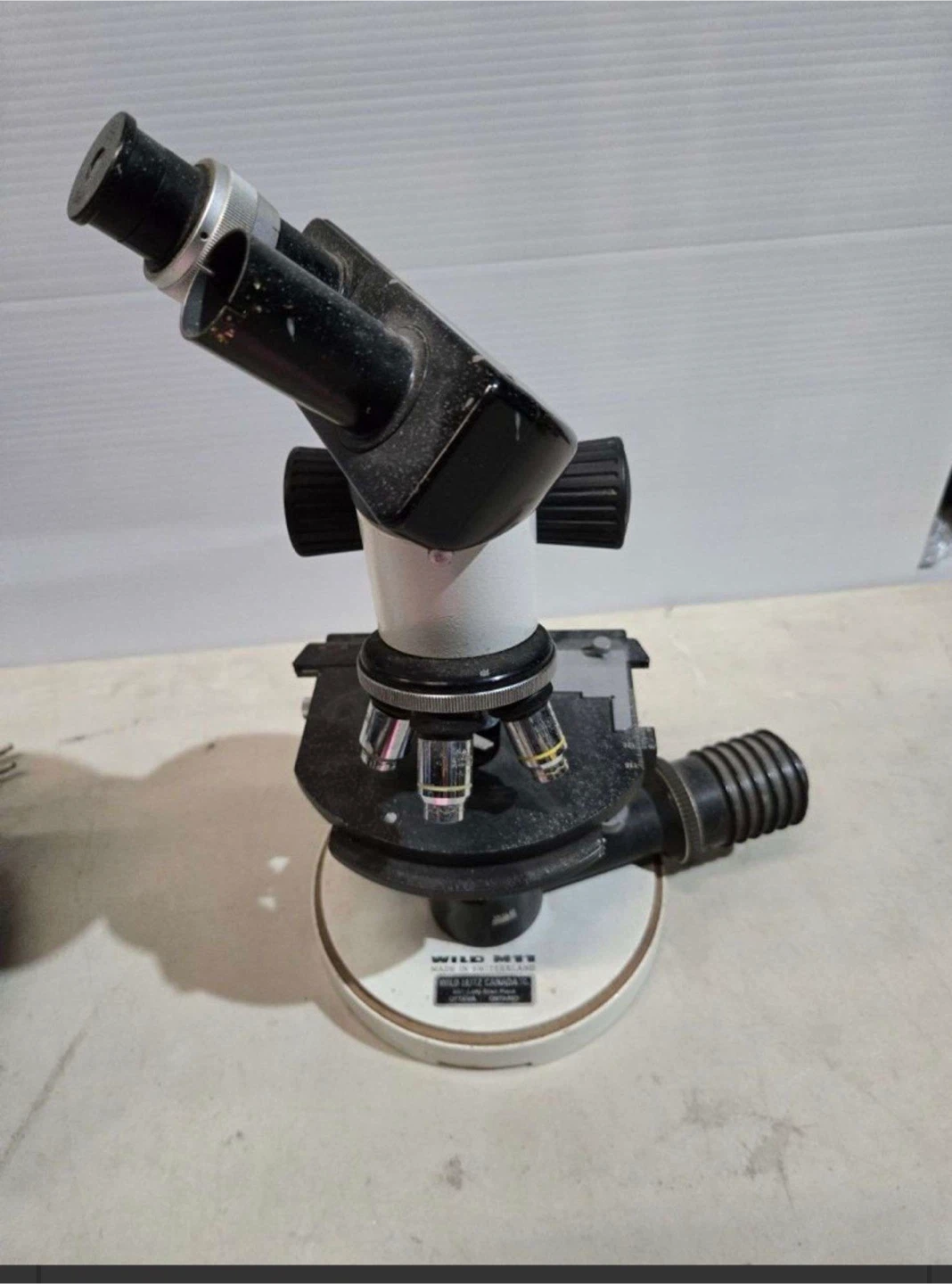 Wild Heerbrugg M11 Swiss Microscope – Vintage Lab Quality - photo 4