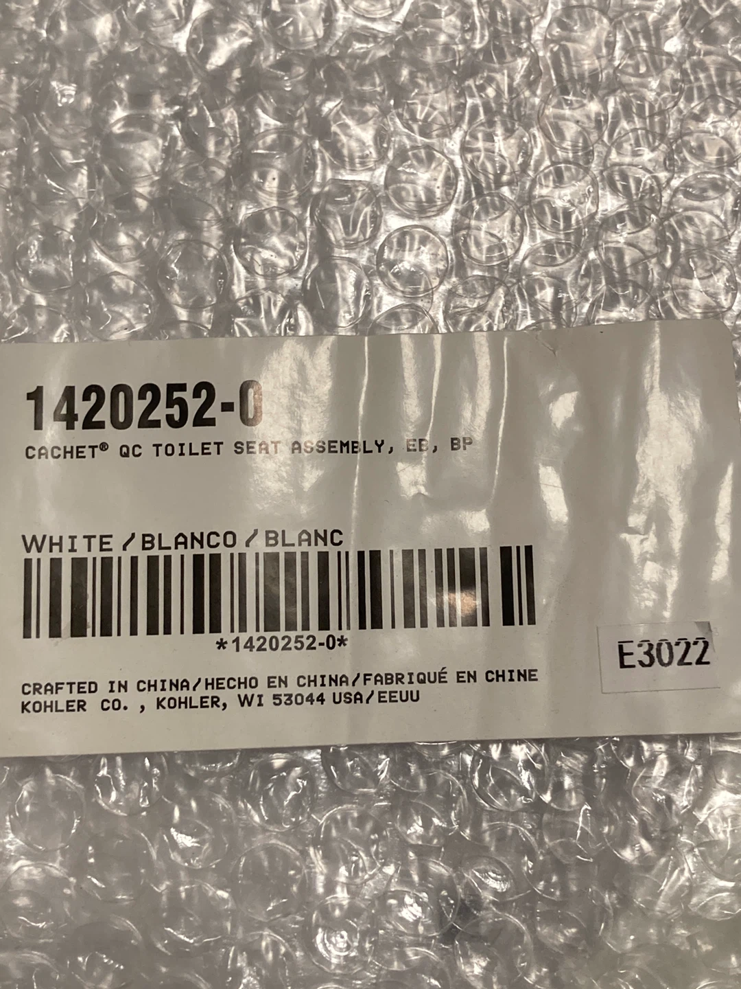 Kohler Cachet QC Toilet Seat Assembly White - photo 4