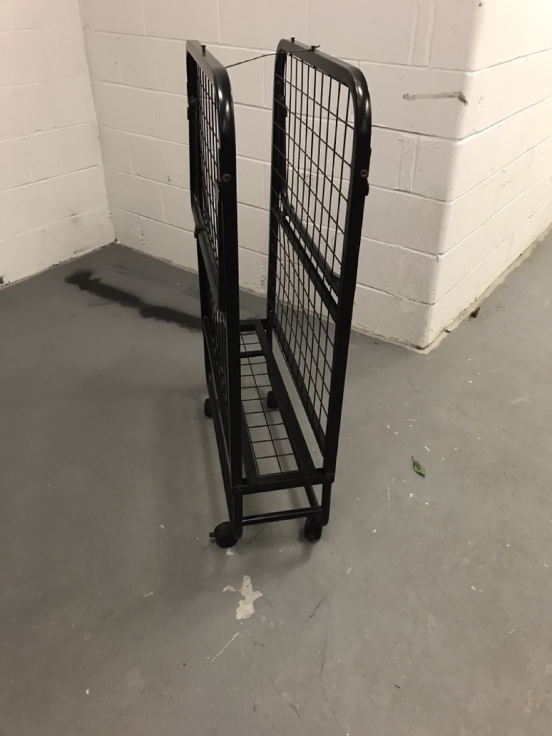 Folding Rollaway Bed Frame with Wheels