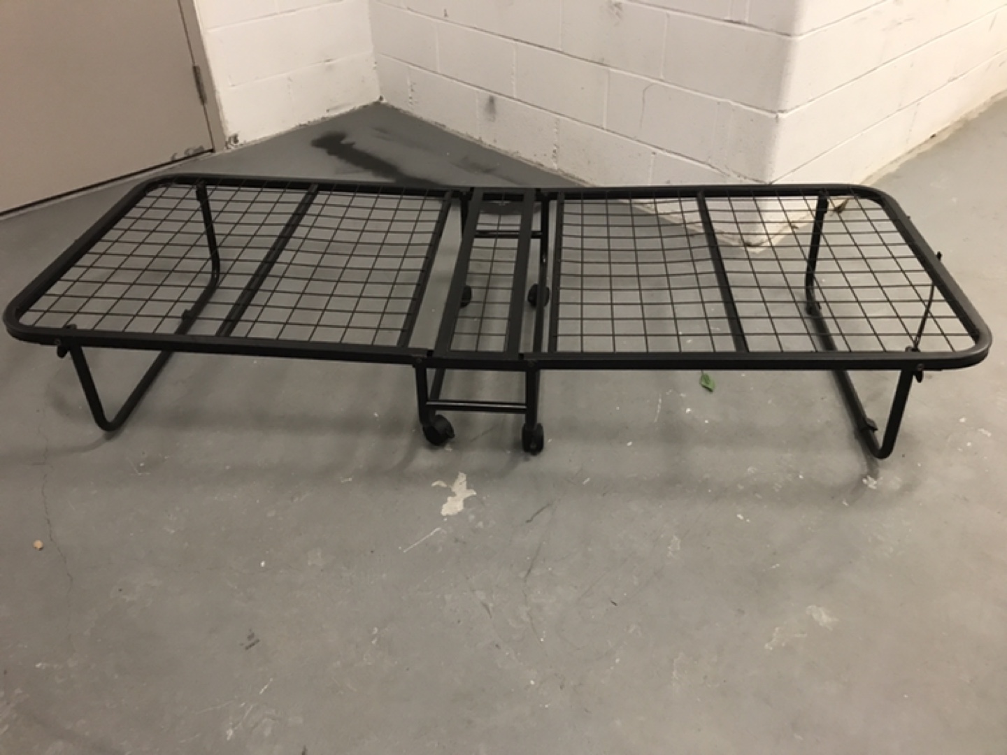 Folding Rollaway Bed Frame with Wheels - photo 2