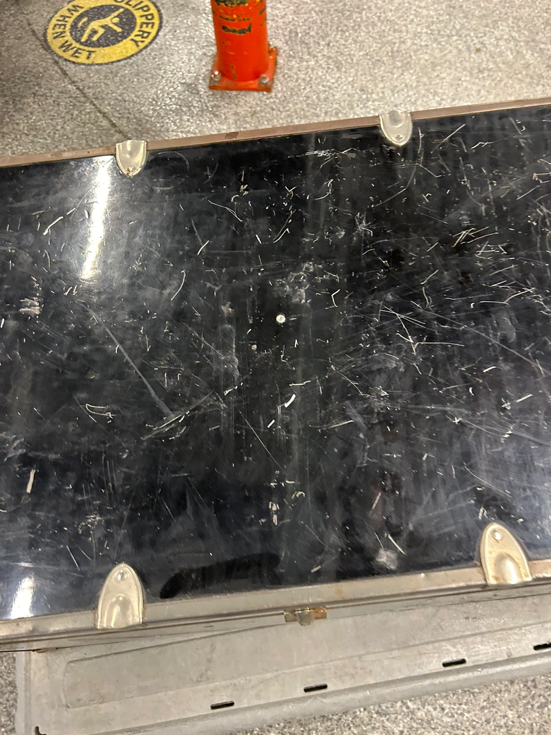 Vintage Black Storage Trunk - photo 5