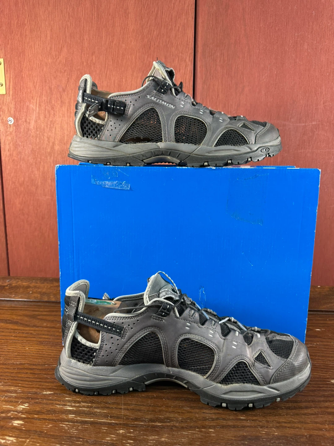 Salomon Techamphibian Water Men's Trail Hiking Sandals Sz US 9.5 - photo 2