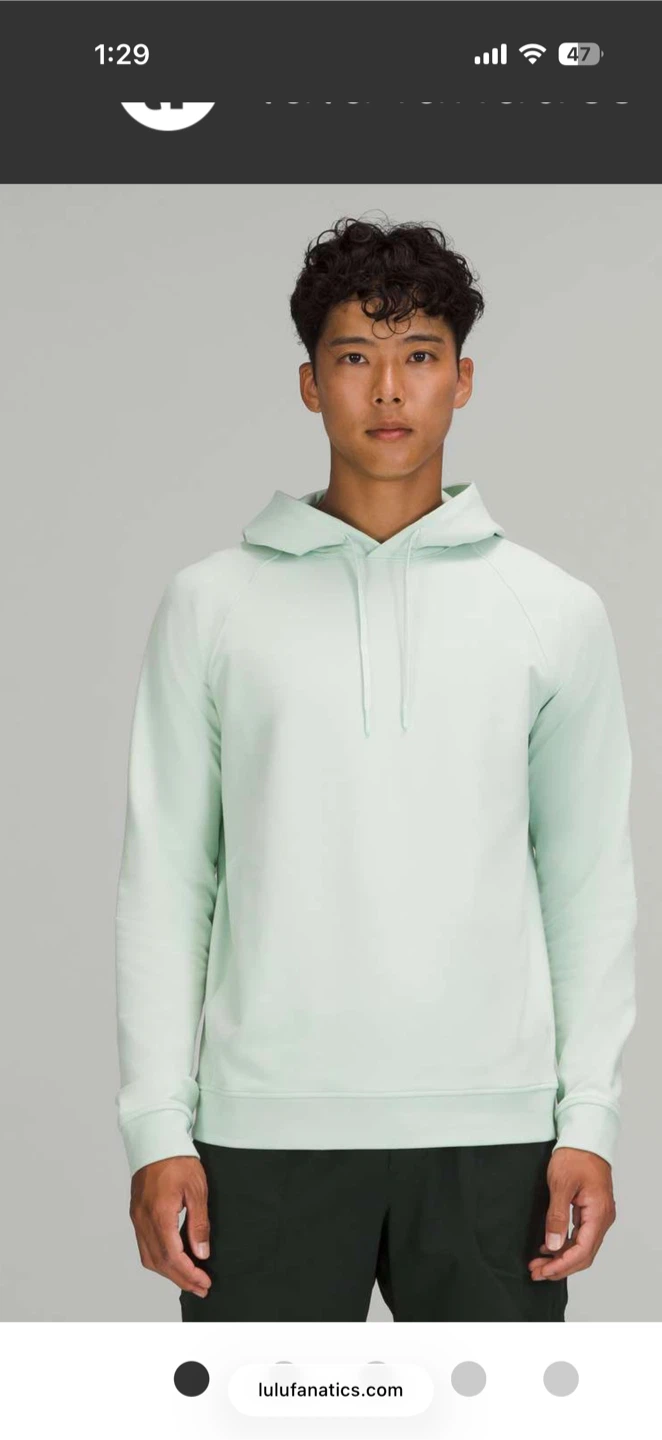 Lululemon Hoodie - Light Mint Green M size