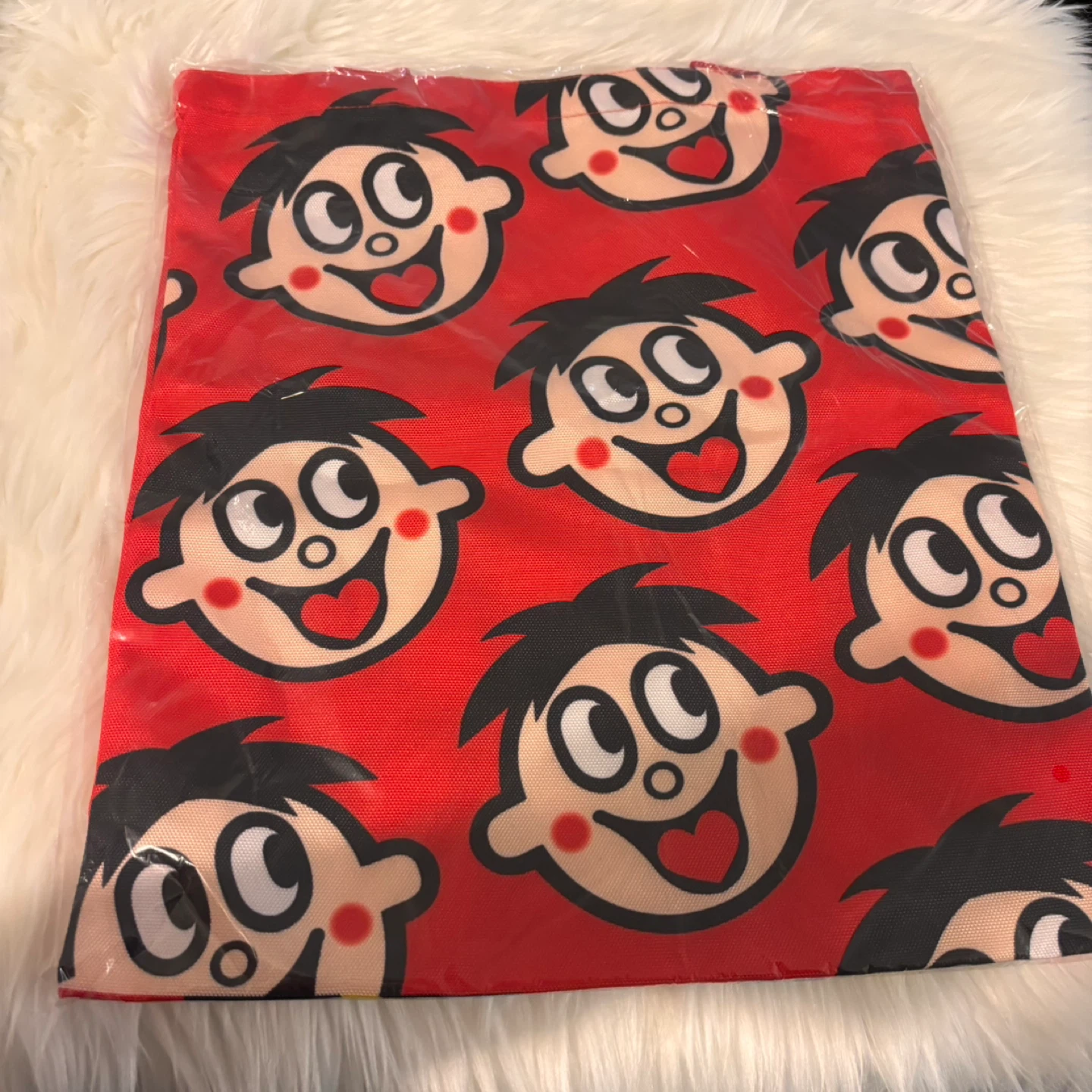 Wang Wang Cartoon Character Red Tote Bag - photo 2