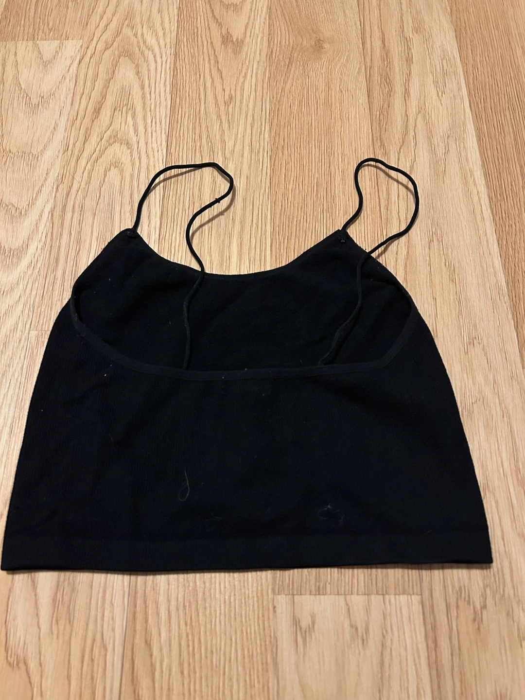 Black Crop Tank Top - photo 2