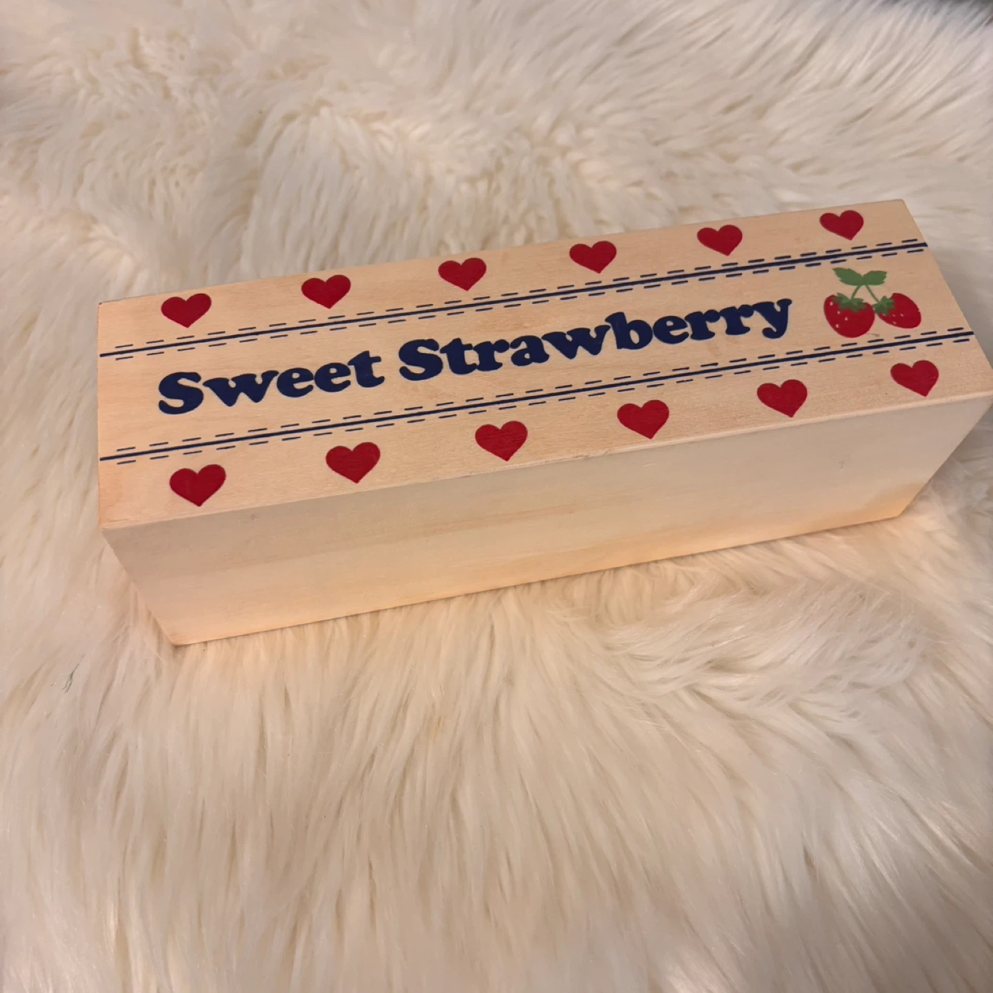 Wooden "Sweet Strawberry" Crate - photo 4