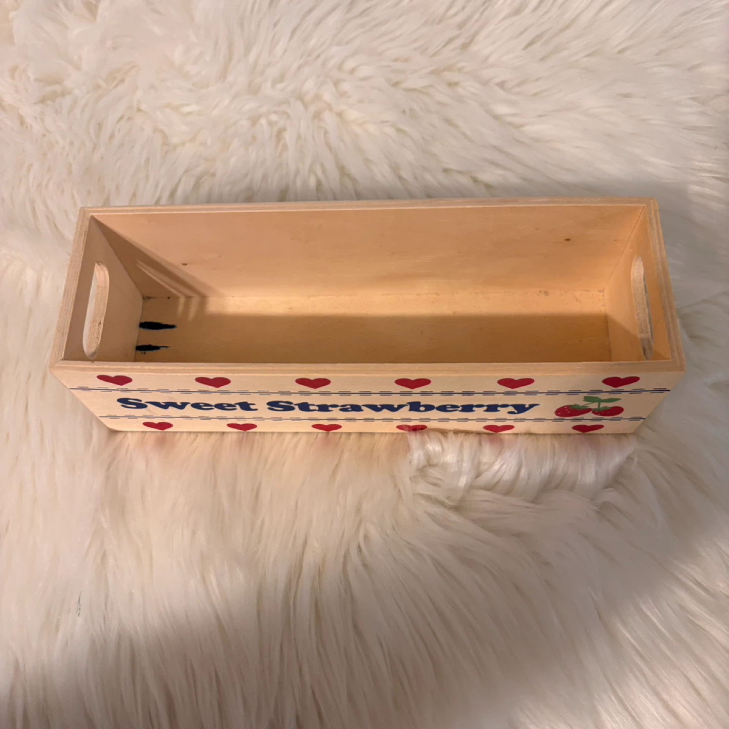 Wooden "Sweet Strawberry" Crate - photo 2