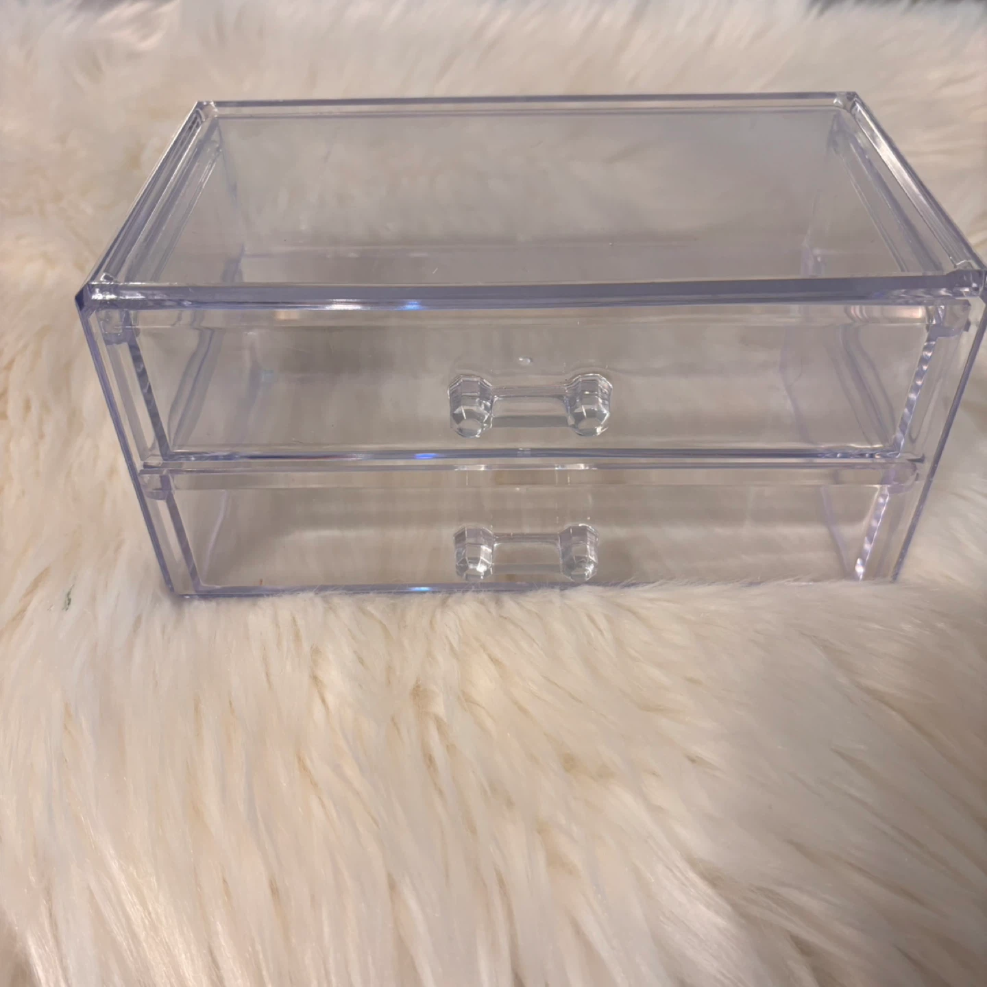 Clear Acrylic Makeup Organizer Drawer Set