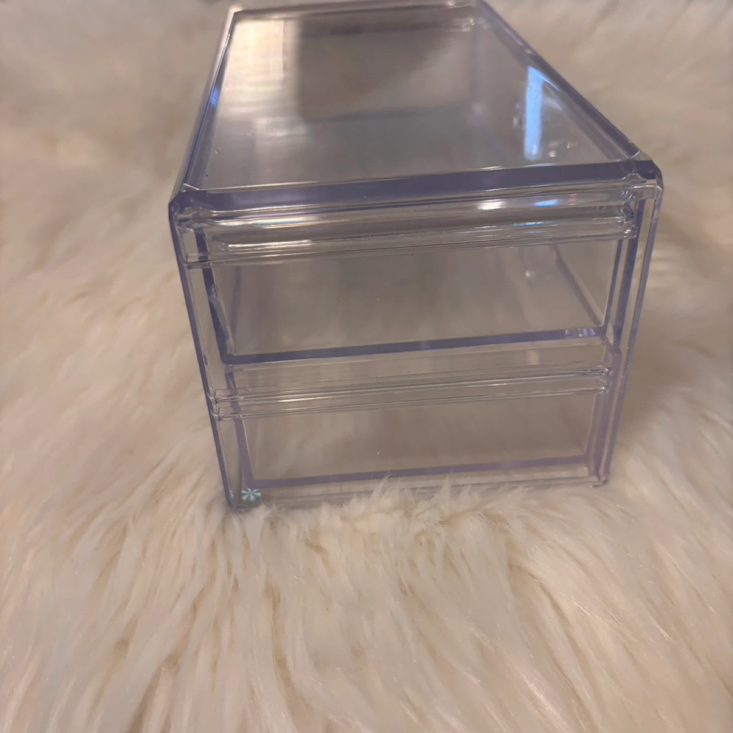 Clear Acrylic Makeup Organizer Drawer Set - photo 3
