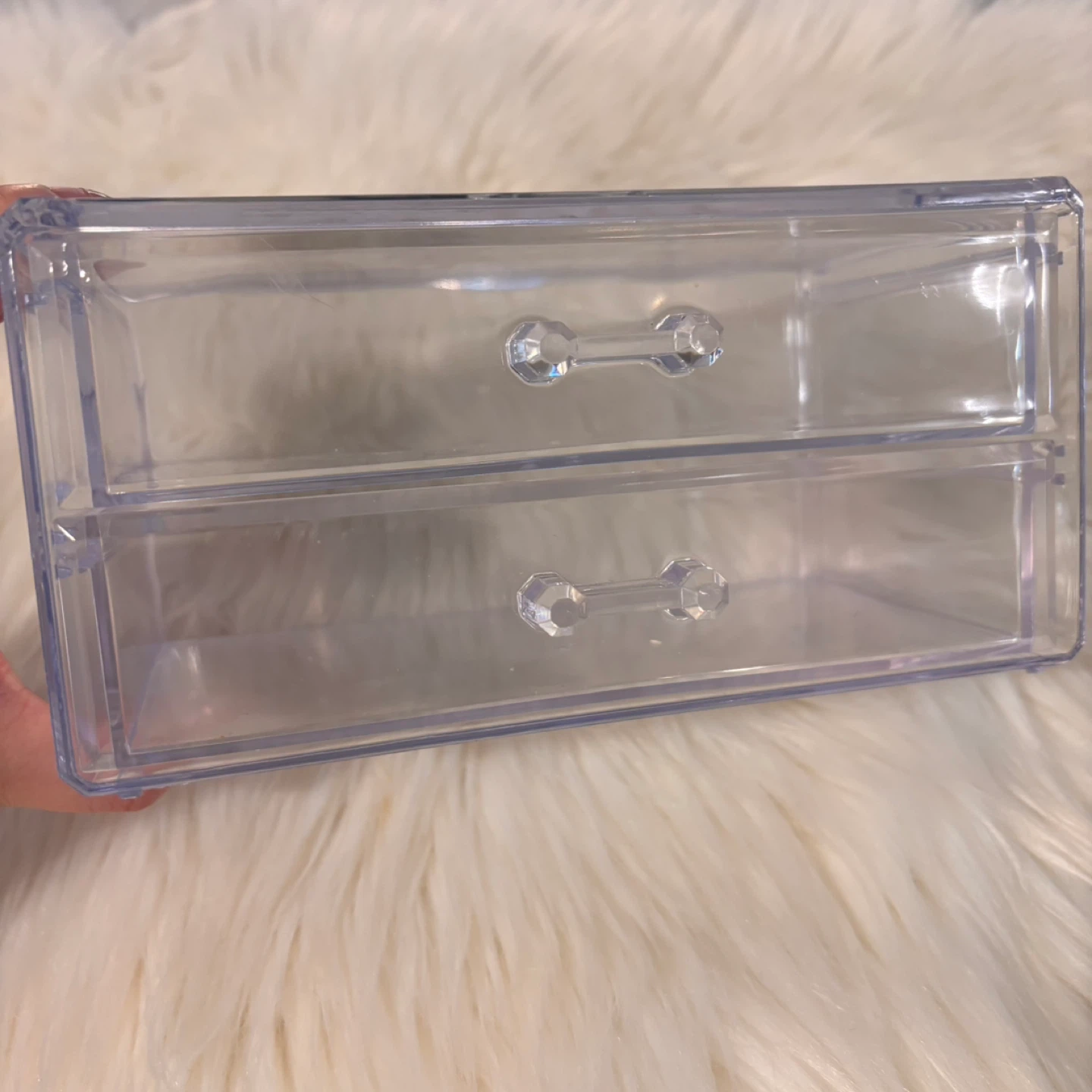 Clear Acrylic Makeup Organizer Drawer Set - photo 2