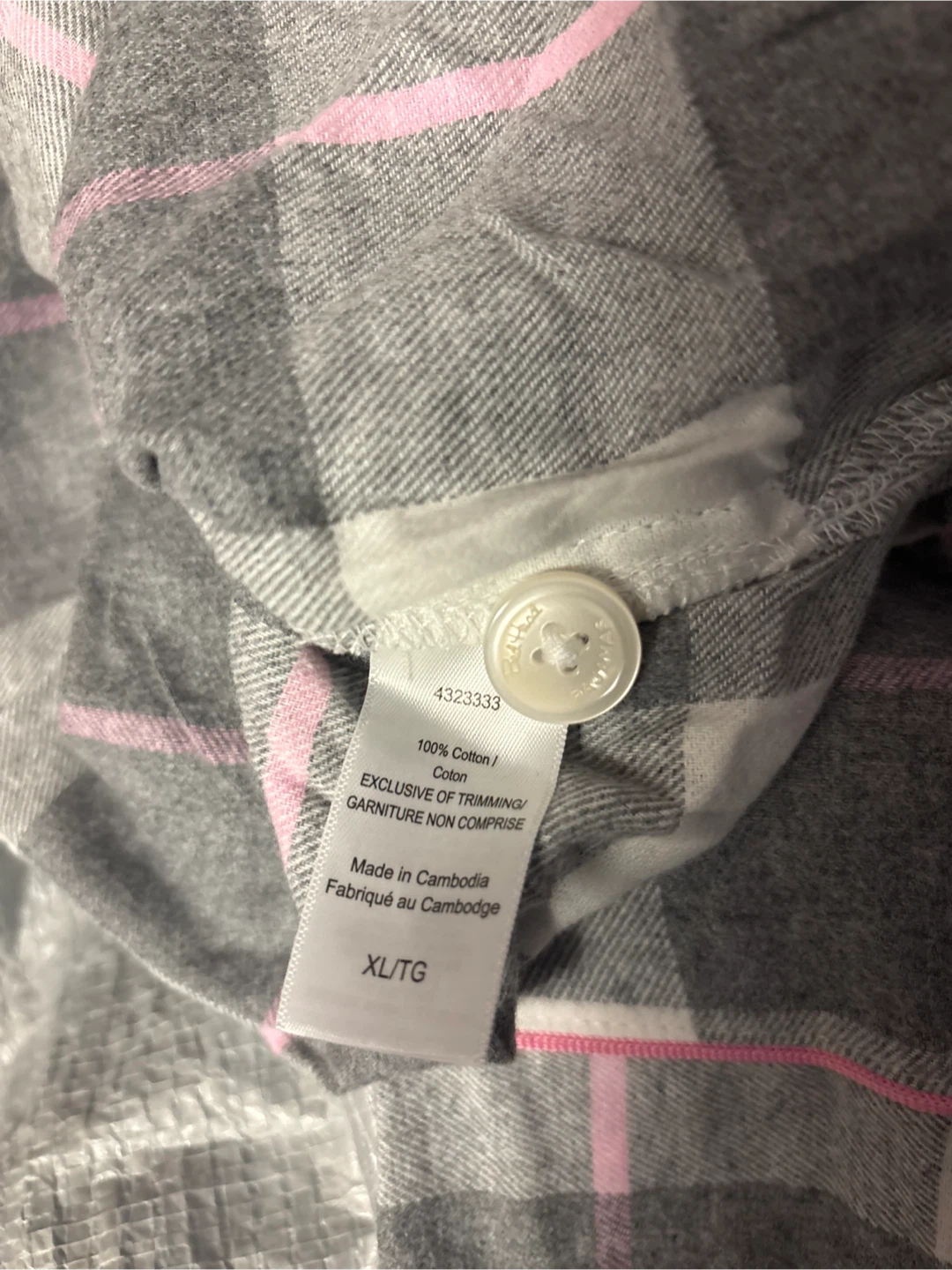 NWOT BedHead Pajamas Plaid Flannel Sleepwear Set XL/TG - photo 3