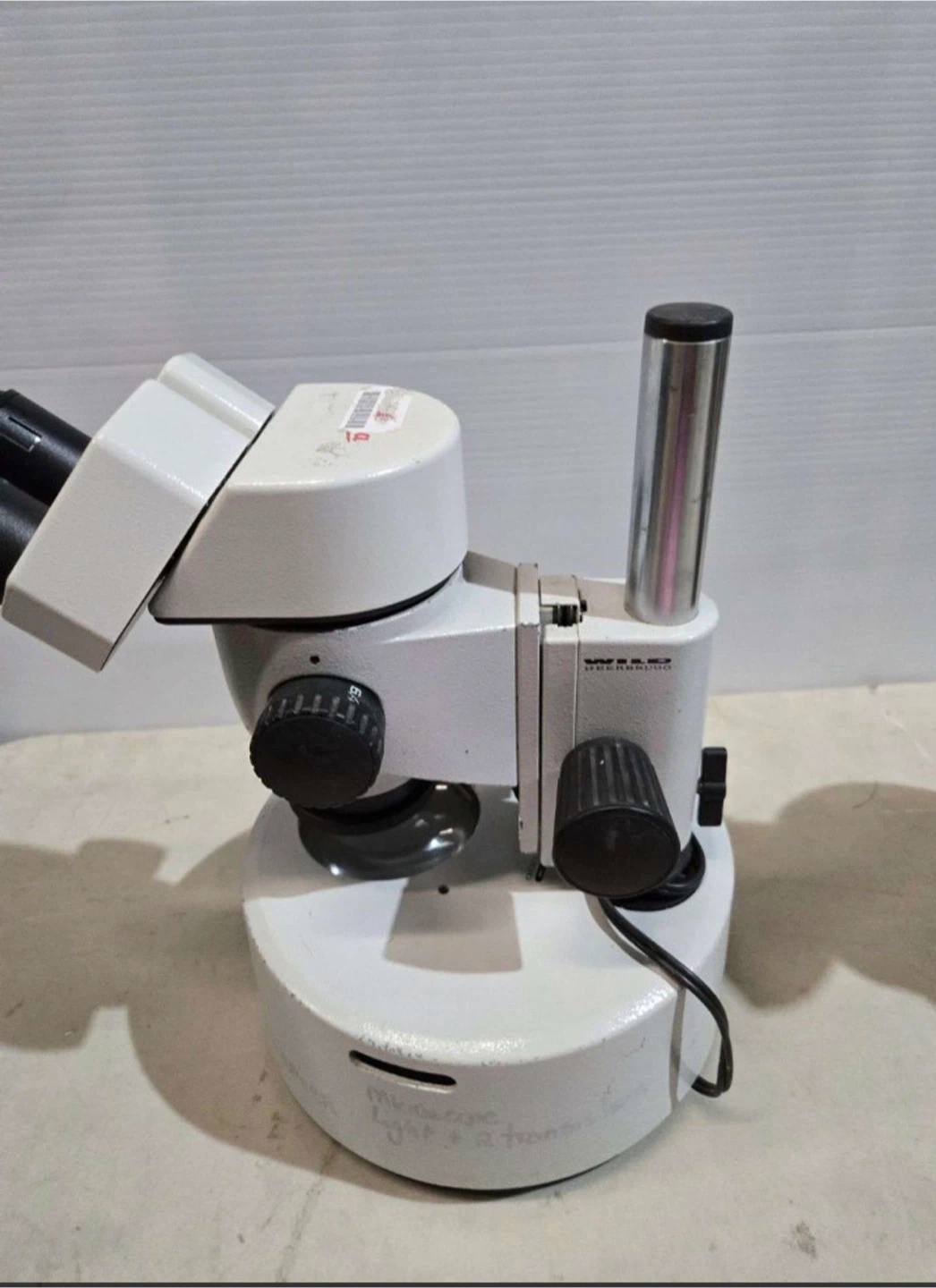Wild Heerbrugg Stereo Microscope Switzerland Binocular Lab - photo 2