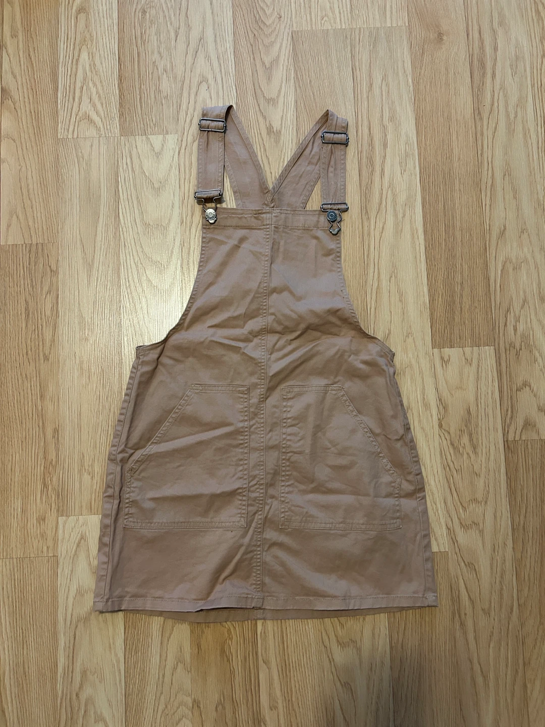 Garage Tan Overalls Dress - TP/XS