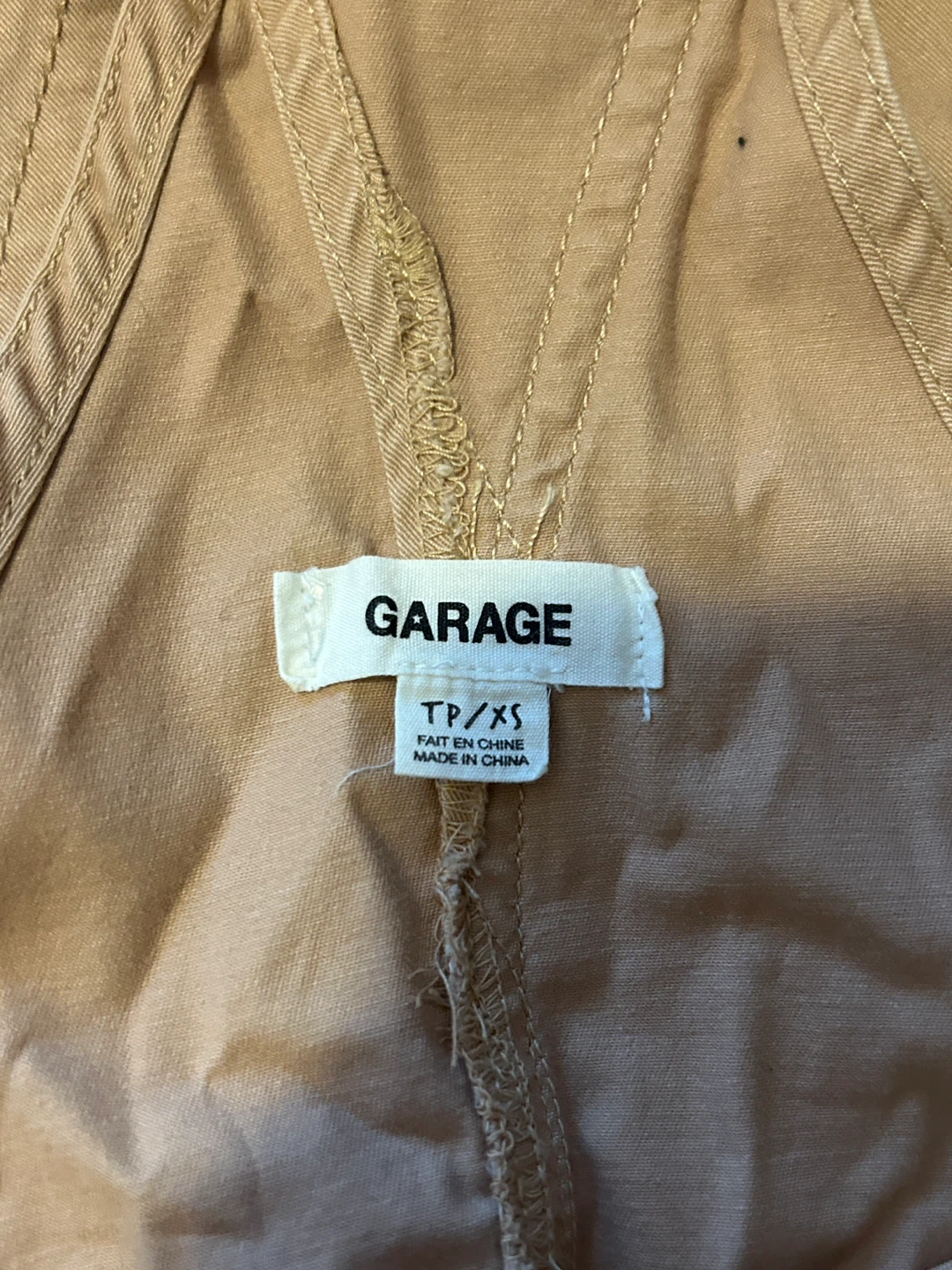 Garage Tan Overalls Dress - TP/XS - photo 3