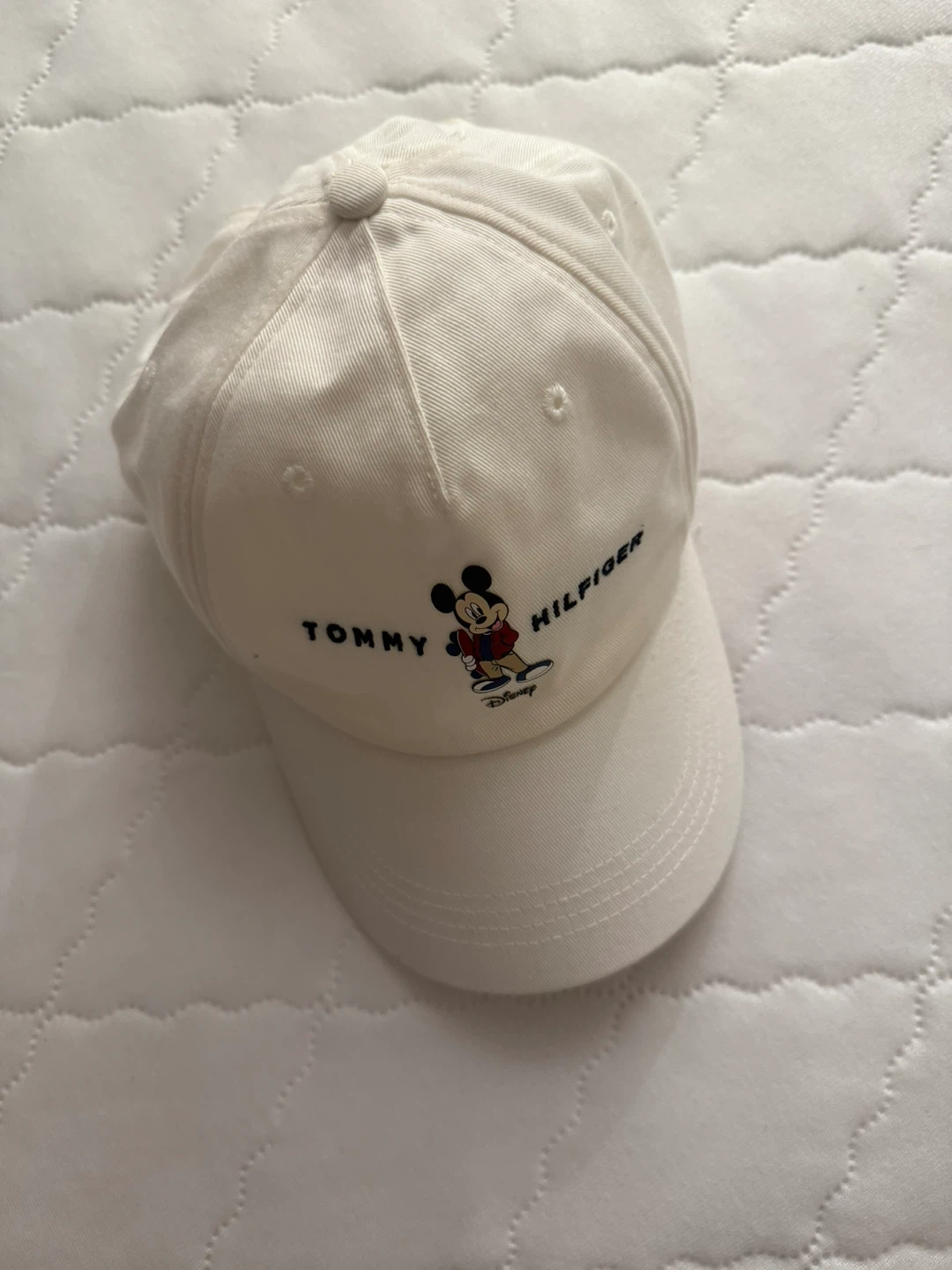 Washed Tommy Hilfiger x Disney Mickey Mouse Baseball Cap - White - photo 2