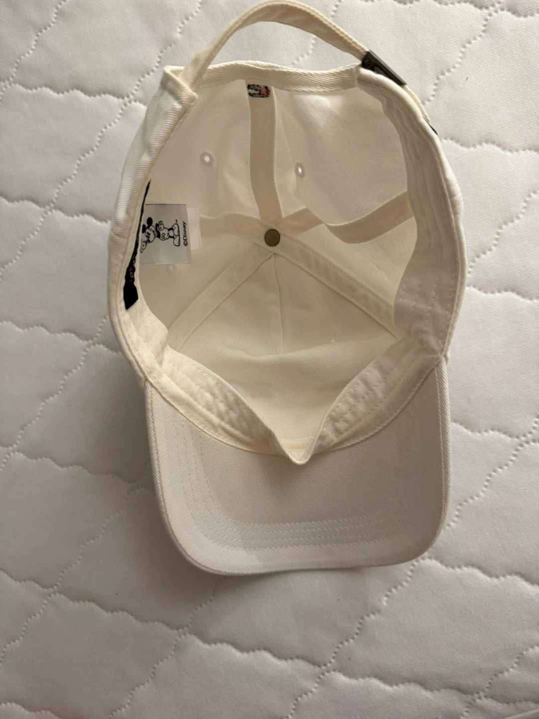 Washed Tommy Hilfiger x Disney Mickey Mouse Baseball Cap - White - photo 3