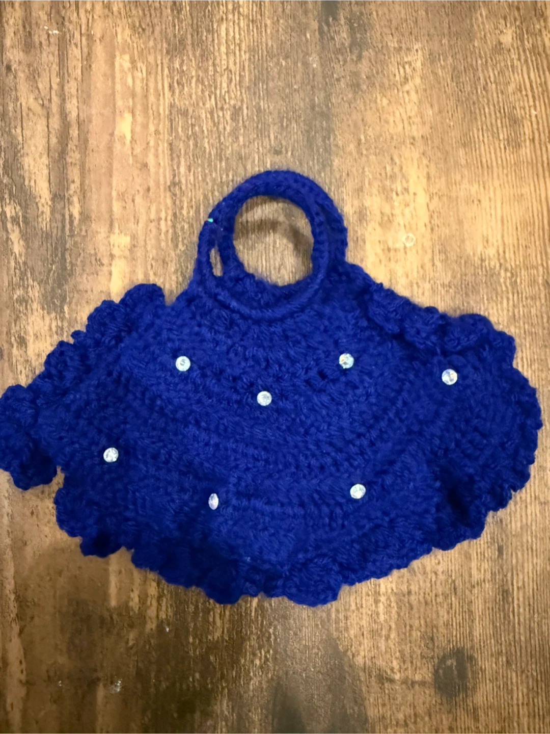 Hand-crocheted coin purses and keychain