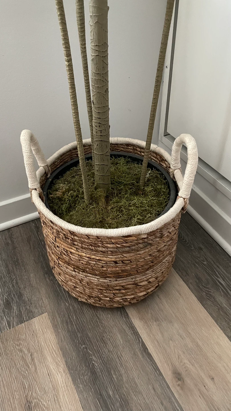 Artificial Plant in Woven Basket - photo 2
