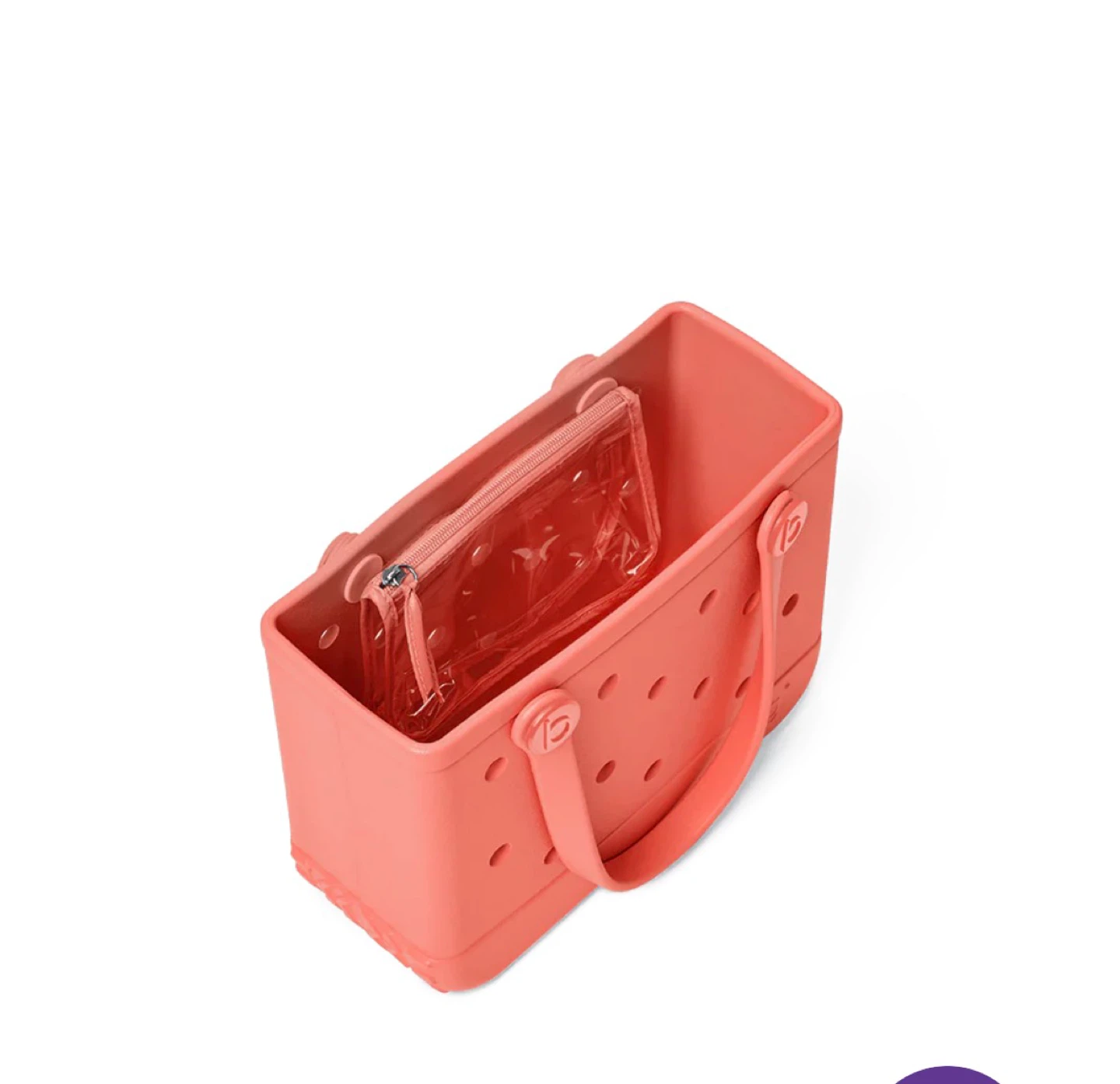 Bogg Bag Coral Tote with Clear Pouch - photo 3