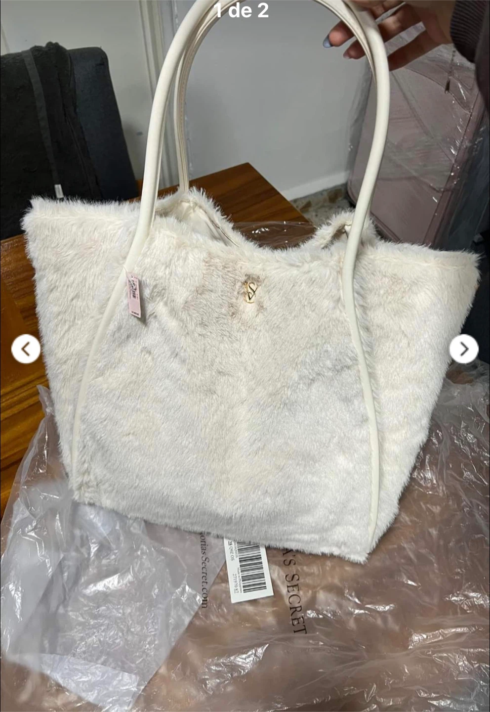 Victoria's Secret Faux Fur Tote Bag