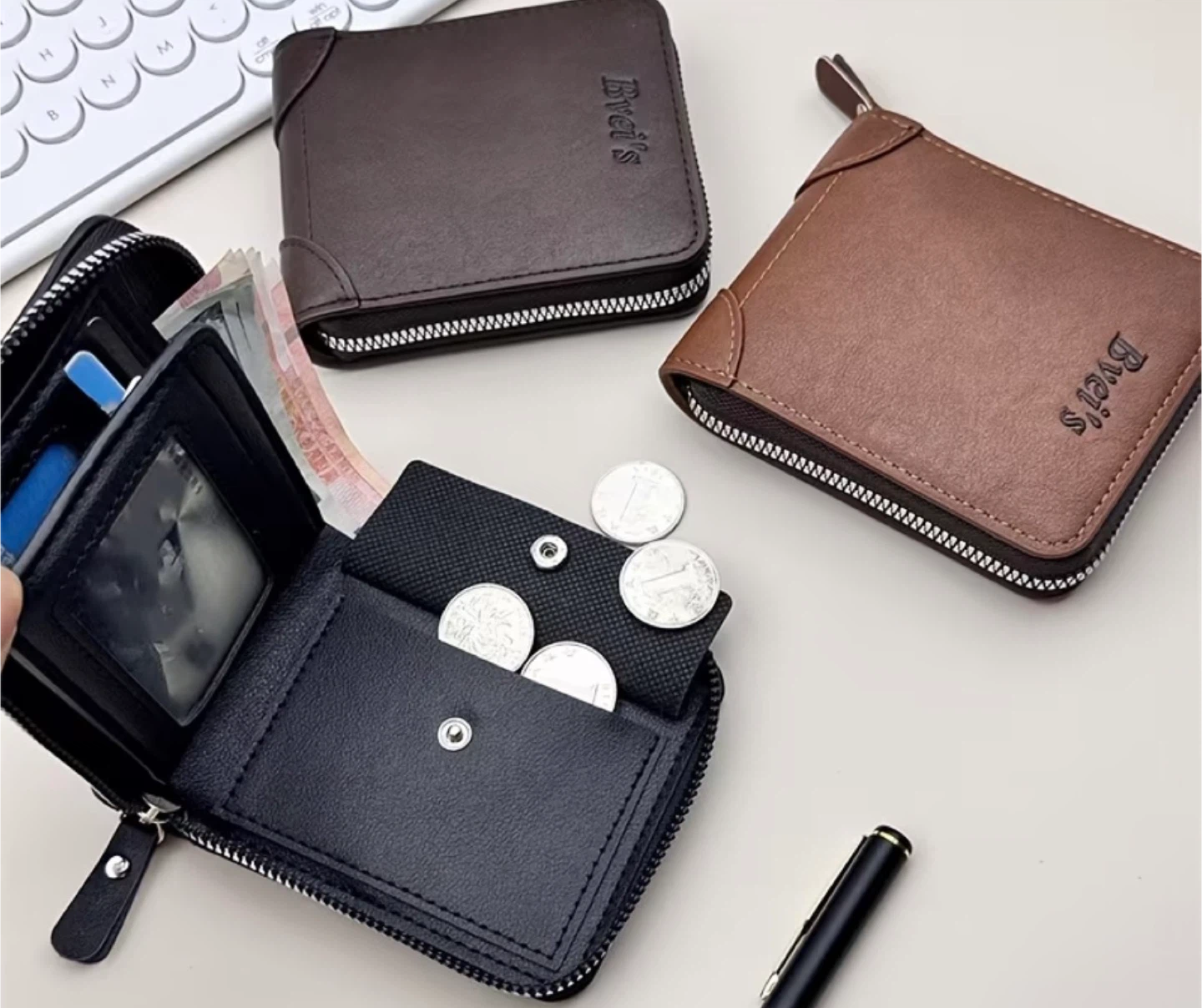 Zippered Wallet black - photo 2