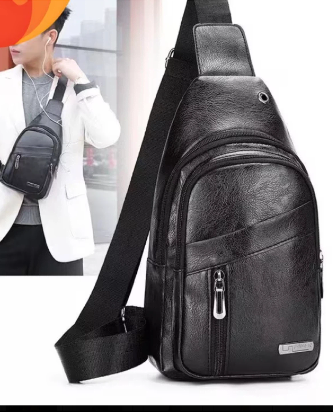 Black and brown Sling Bag - photo 2