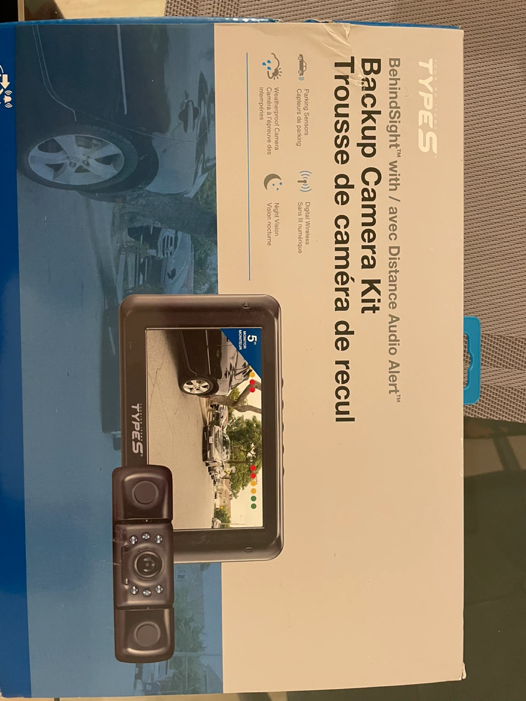 TYPES BehindSight Backup Camera Kit with Distance Audio Alert - photo 3