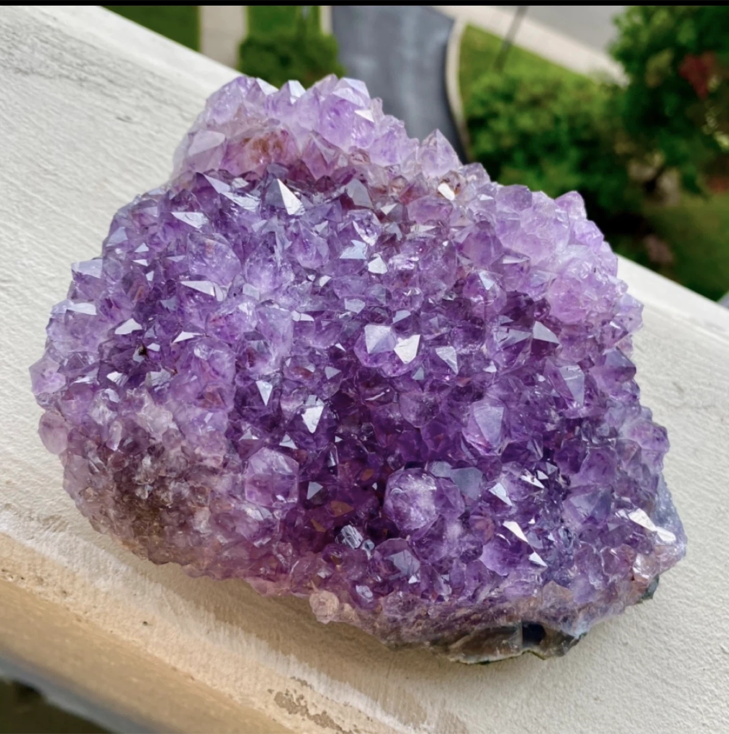 Large Brazilian Amethyst Crystal Cluster