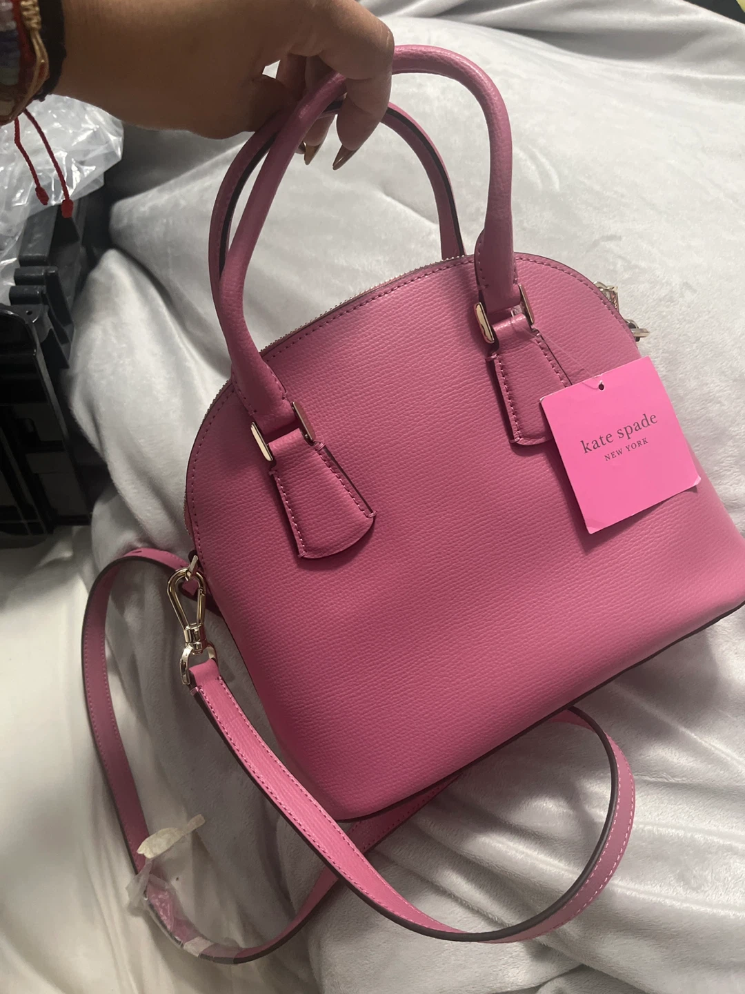 Kate Spade Pink Leather Dome Satchel Handbag - photo 2