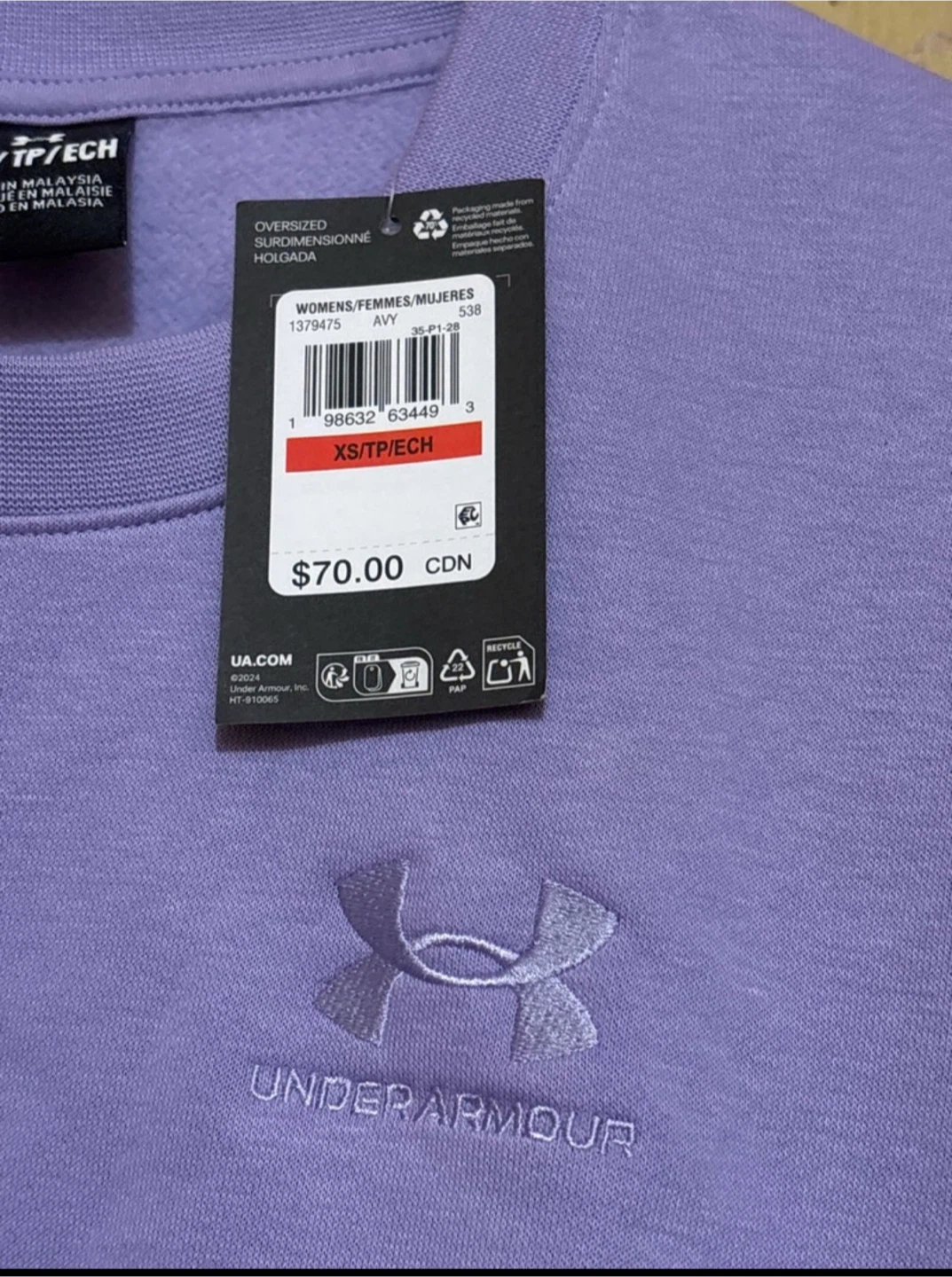 Women’s Under Armour Sweatshirt szXS - photo 5