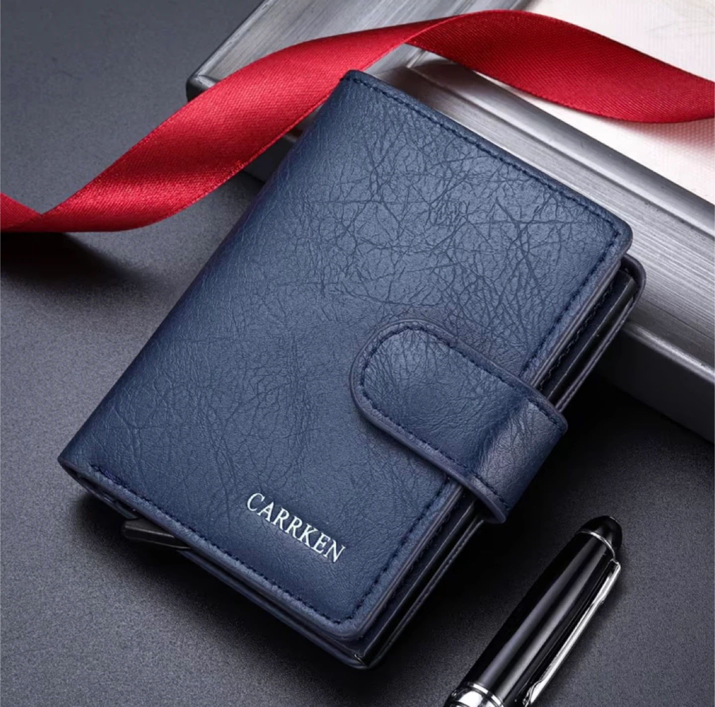 New! Men's Wallet blue