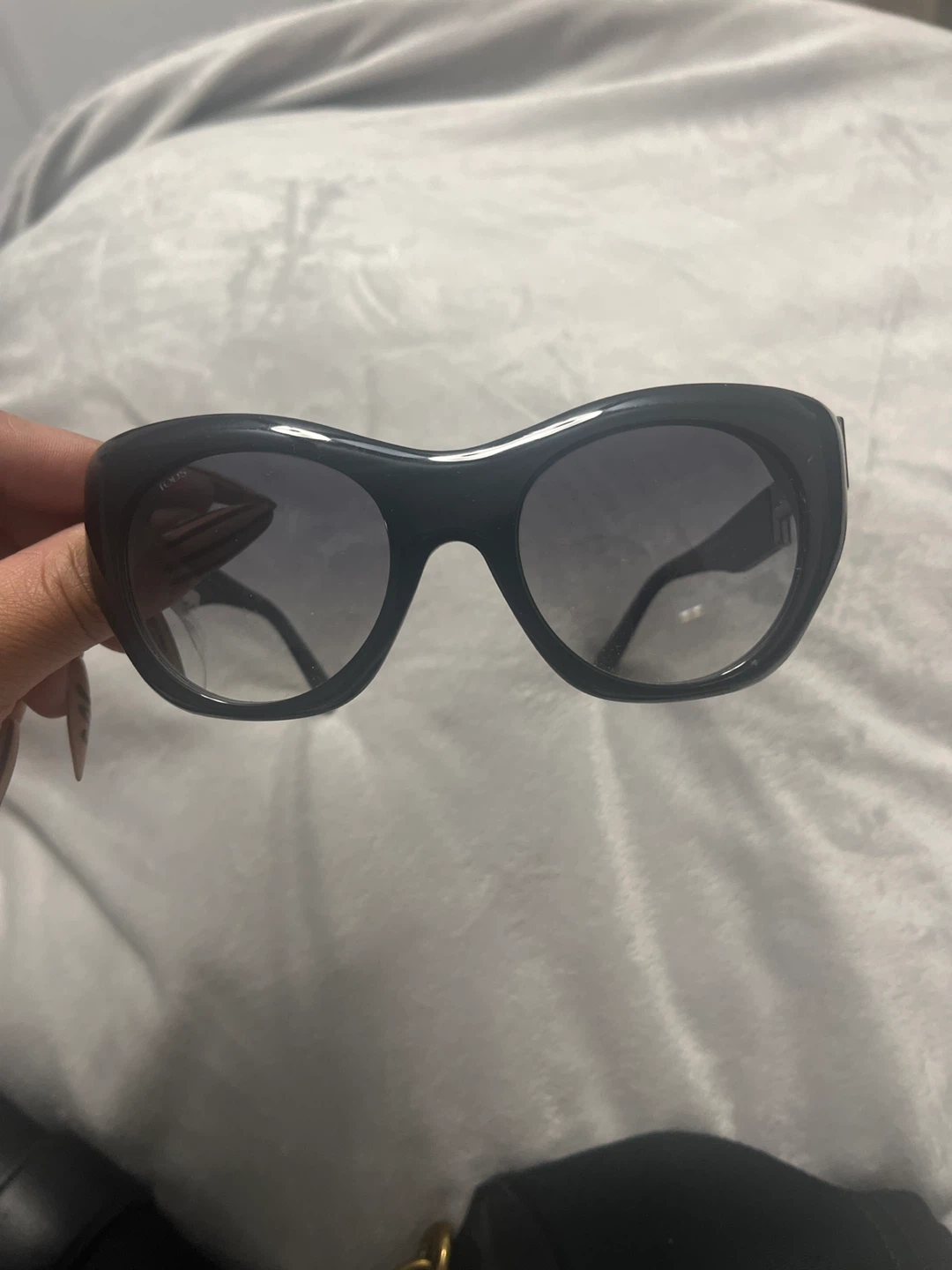 TOD'S Black Cat-Eye Sunglasses