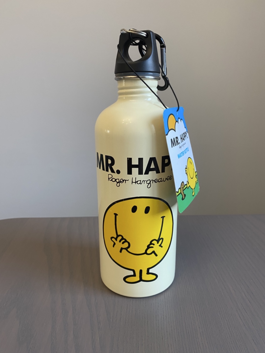 Mr. Happy Water Bottle New Mr. Men 2011