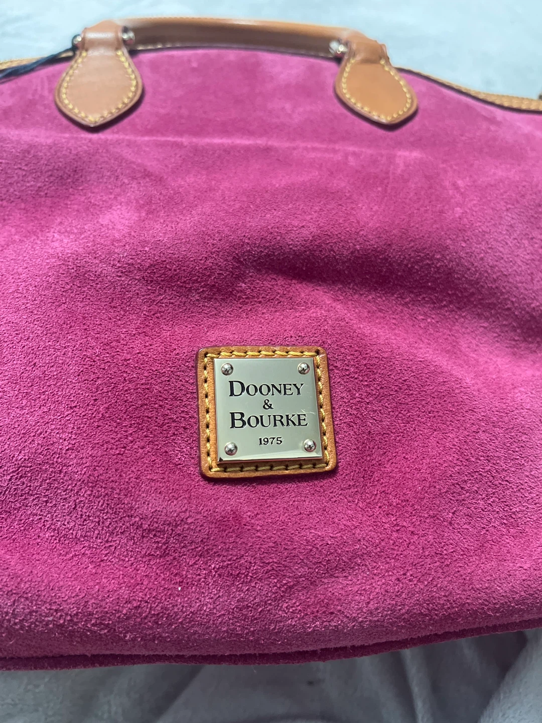 Dooney & Bourke Suede Satchel Handbag - photo 2