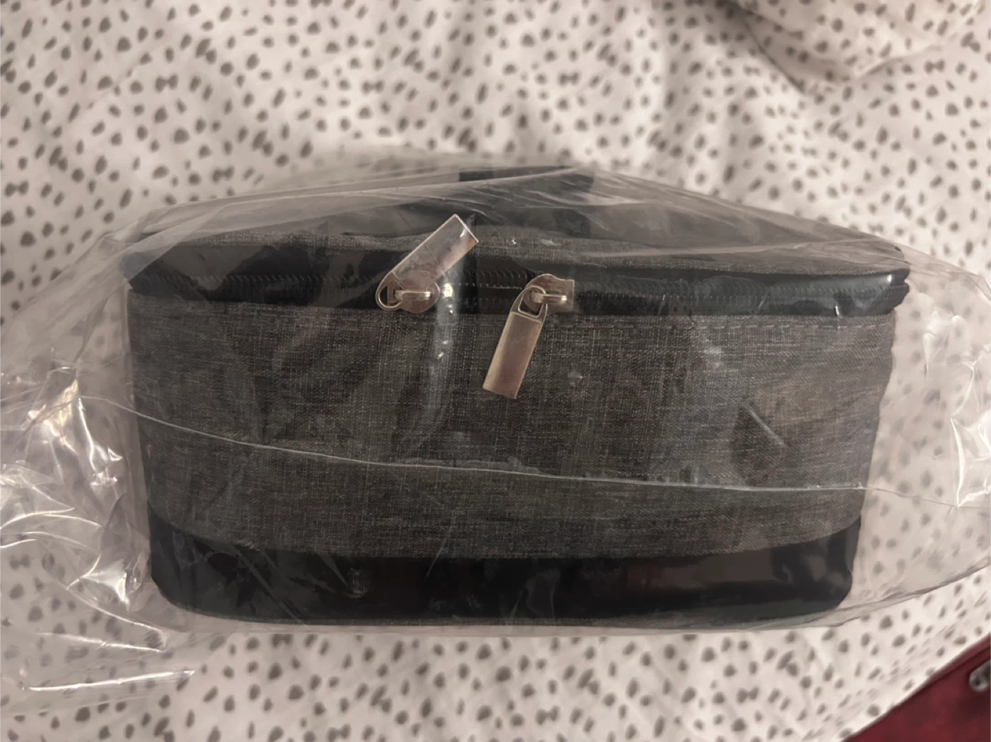 Grey Insulated Lunch Bag with USB Heating