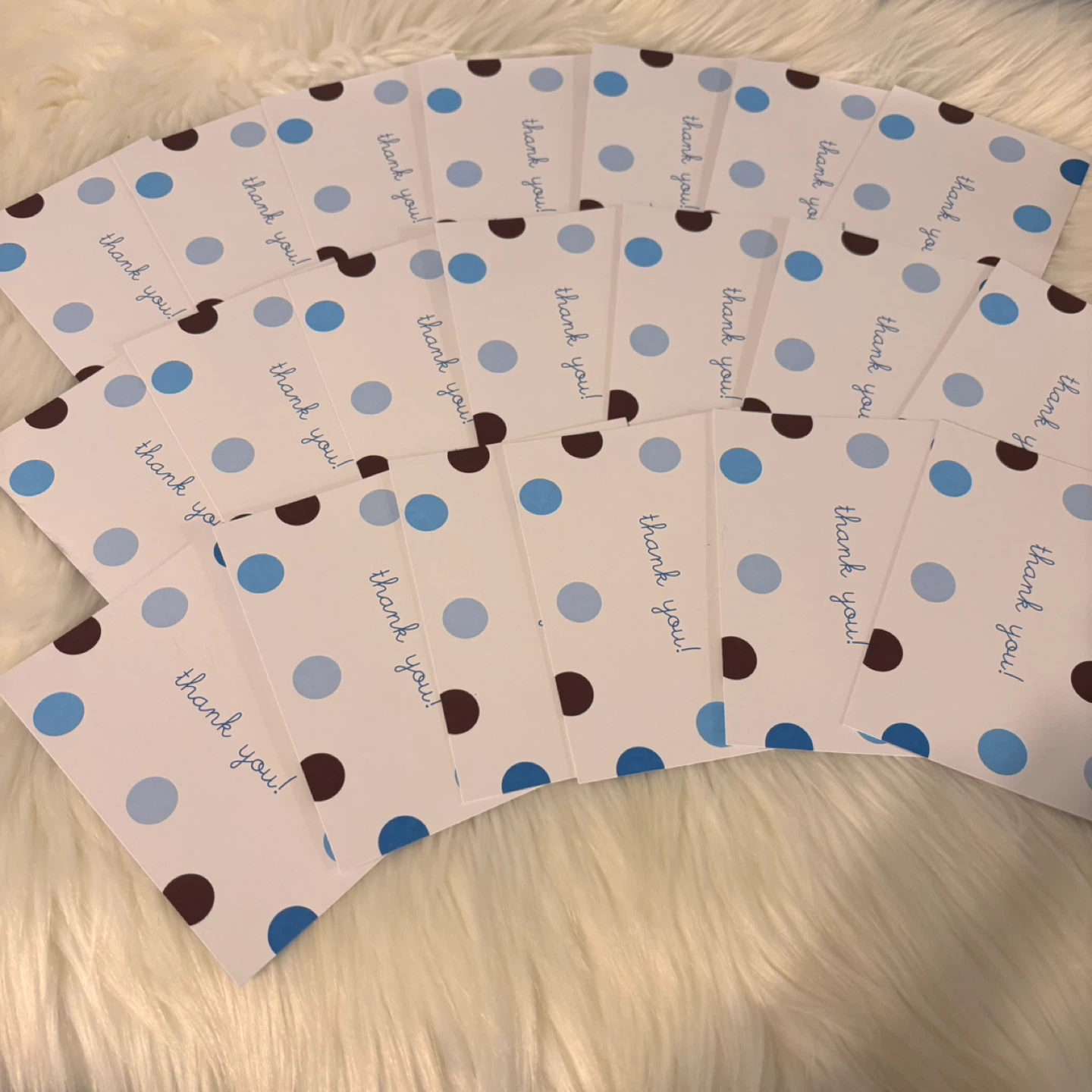 20 Pack of Thank You Cards with Envelopes