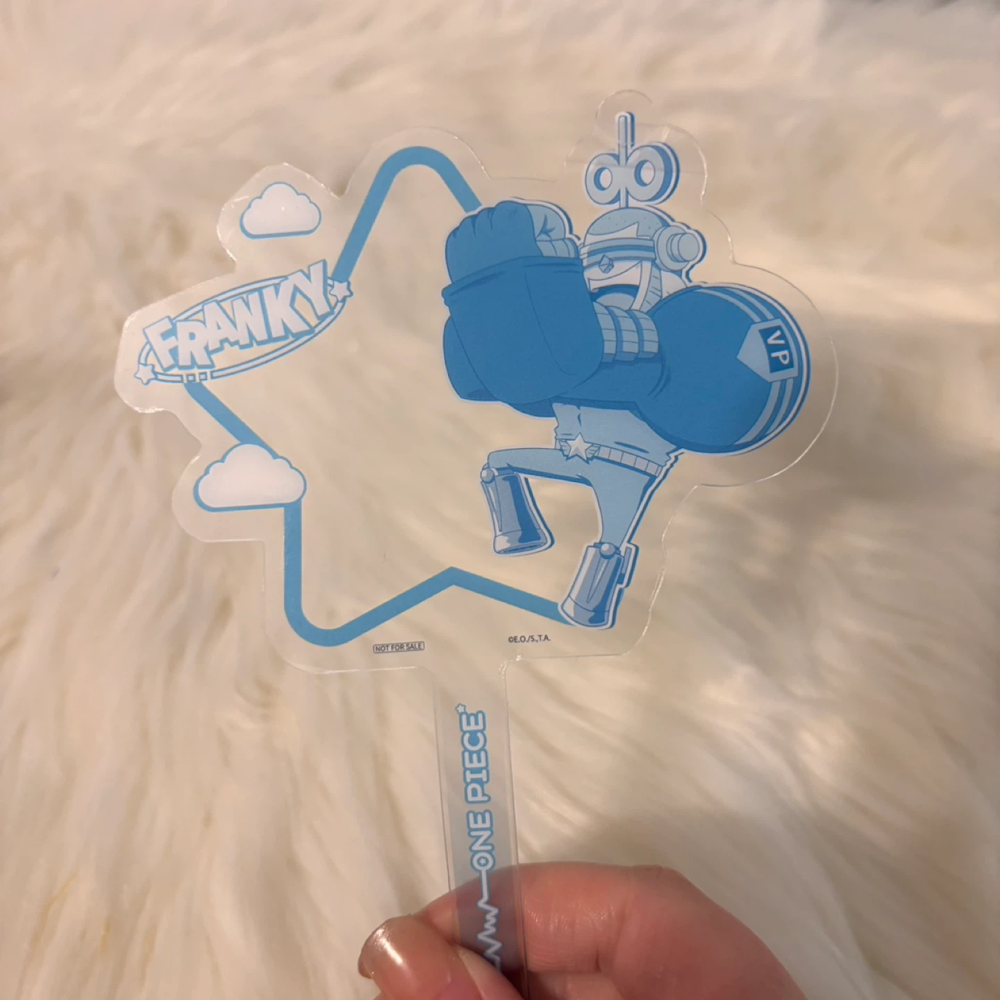 One Piece Franky Star-Shaped Fan