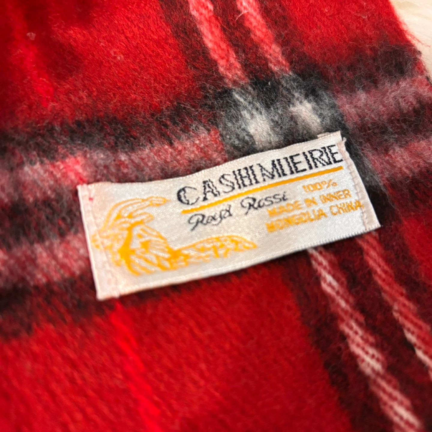 Regal Rossi 100% Cashmere Plaid Scarf - photo 2