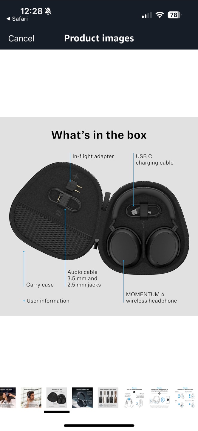 Sennheiser MOMENTUM 4 Wireless Headphones - photo 2