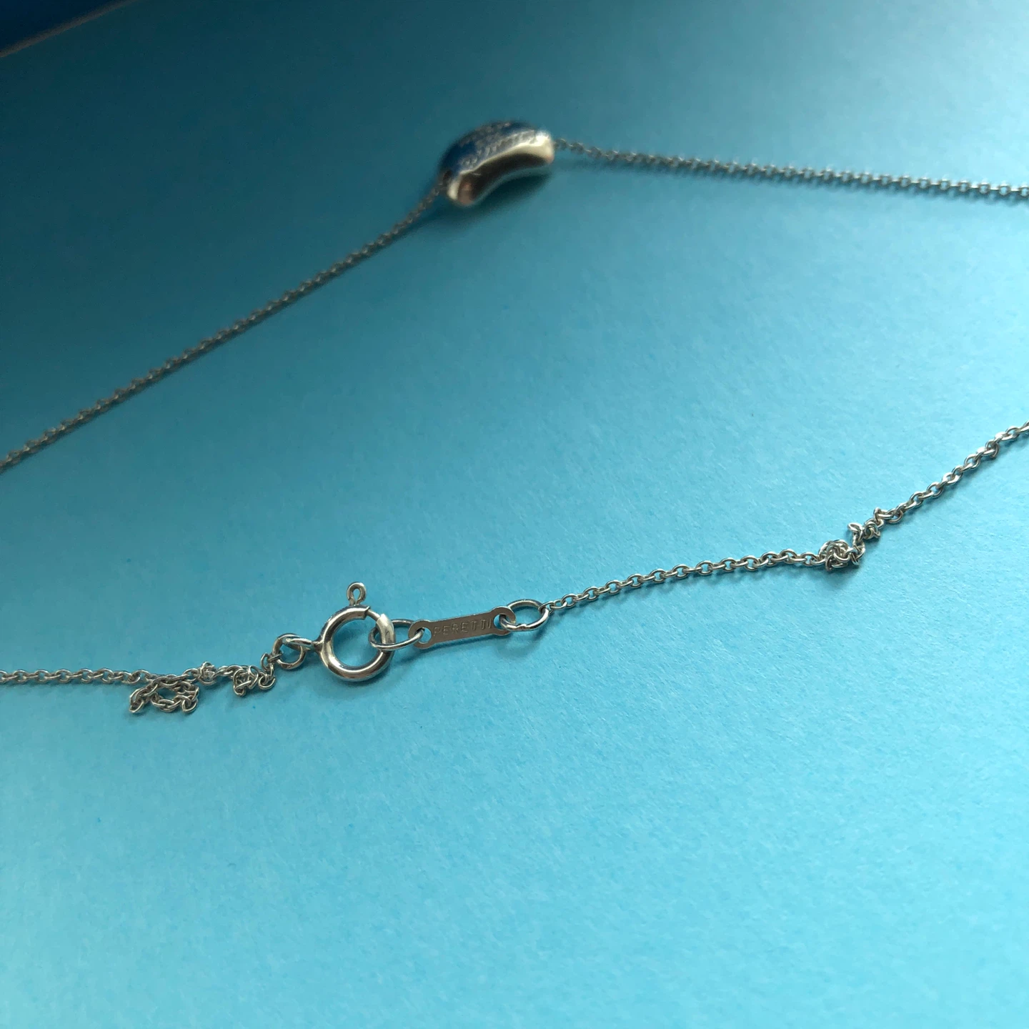 Tiffany Sterling Silver Beans Necklace - photo 4