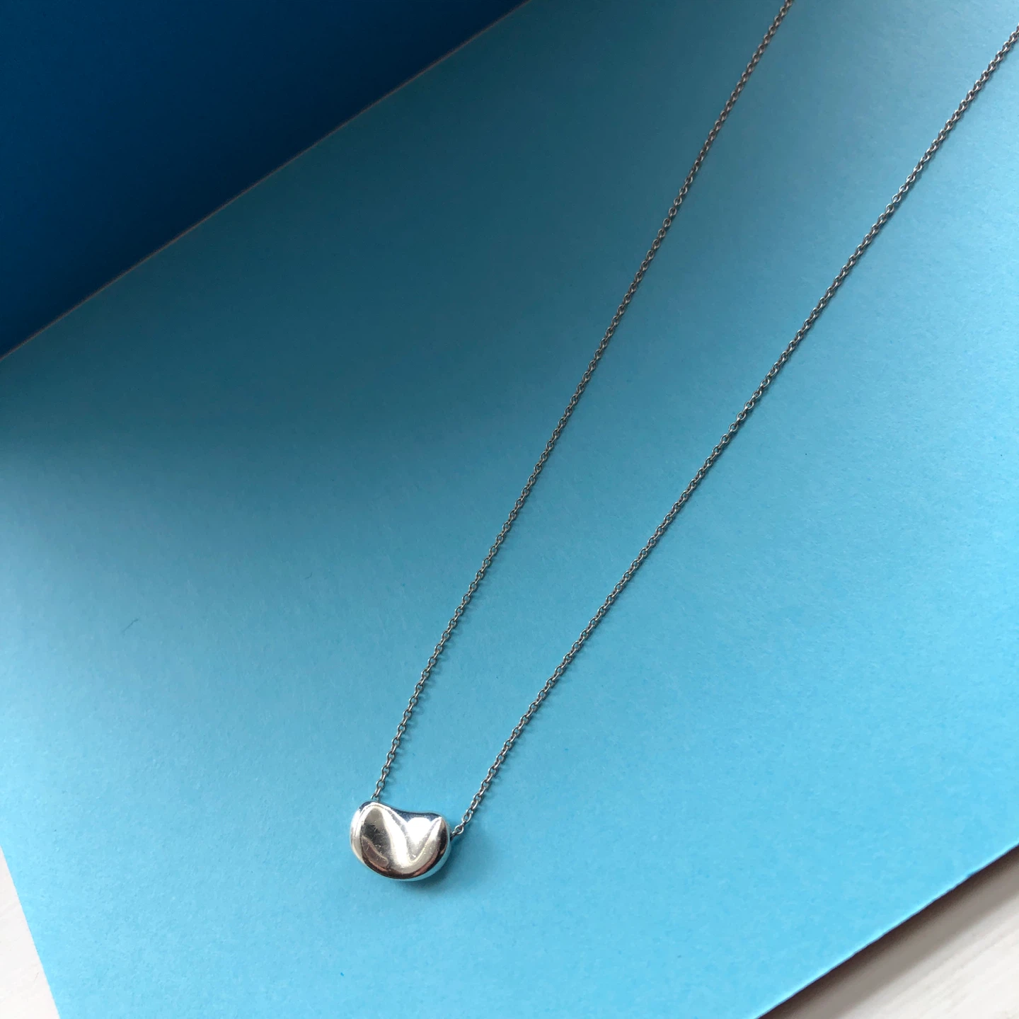 Tiffany Sterling Silver Beans Necklace